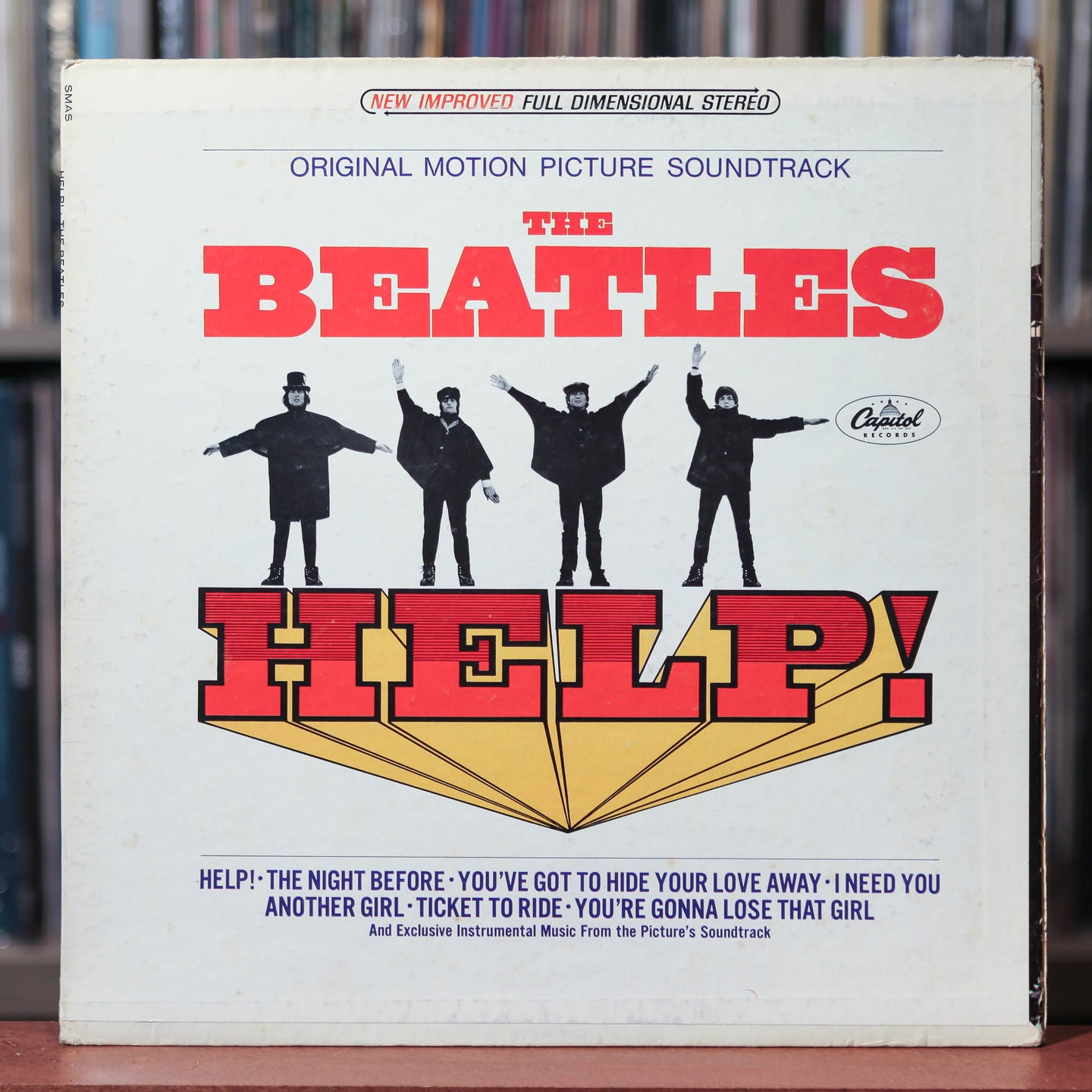 The Beatles - Help! - 1975 Capitol, VG+/VG