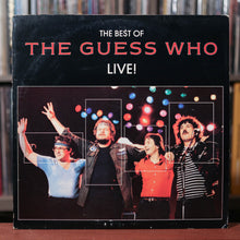 Load image into Gallery viewer, The Guess Who - The Best Of The Guess Who Live! - 2LP - 1986 Compleat Records, VG+/EX
