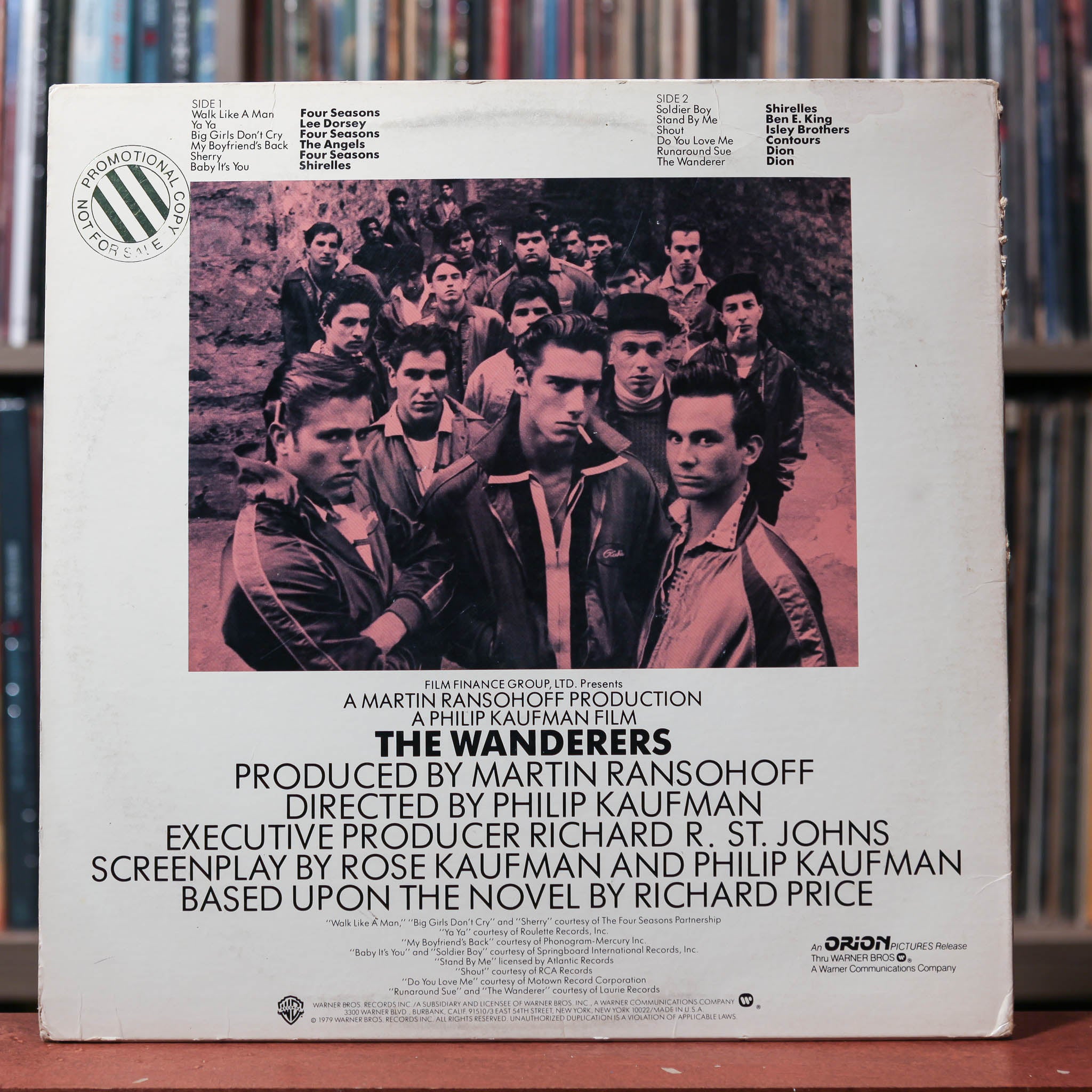 The Wanderers - Original Motion Picture Soundtrack - 1979 Warner, VG/V
