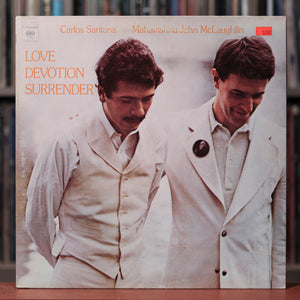 Carlos Santana & Mahavishnu John McLaughlin - Love Devotion Surrender - 1973 Columbia, VG+/VG+
