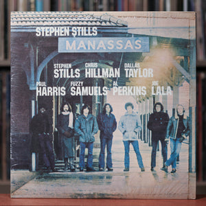 Stephen Stills, Manassas - Manassas - 2LP - 1972 Atlantic, EX/VG+ w/Shrink