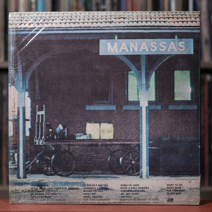 Stephen Stills, Manassas - Manassas - 2LP - 1972 Atlantic, EX/VG+ w/Shrink