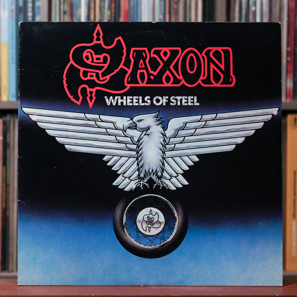 Saxon - Wheels Of Steel - 1980 Carrere, VG+/VG