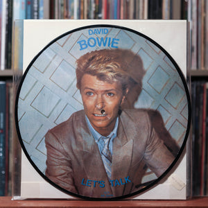 David Bowie - Let's Talk Rare Interview - DENMARK PICTURE DISC 1983 All Around Trading, VG+/VG+