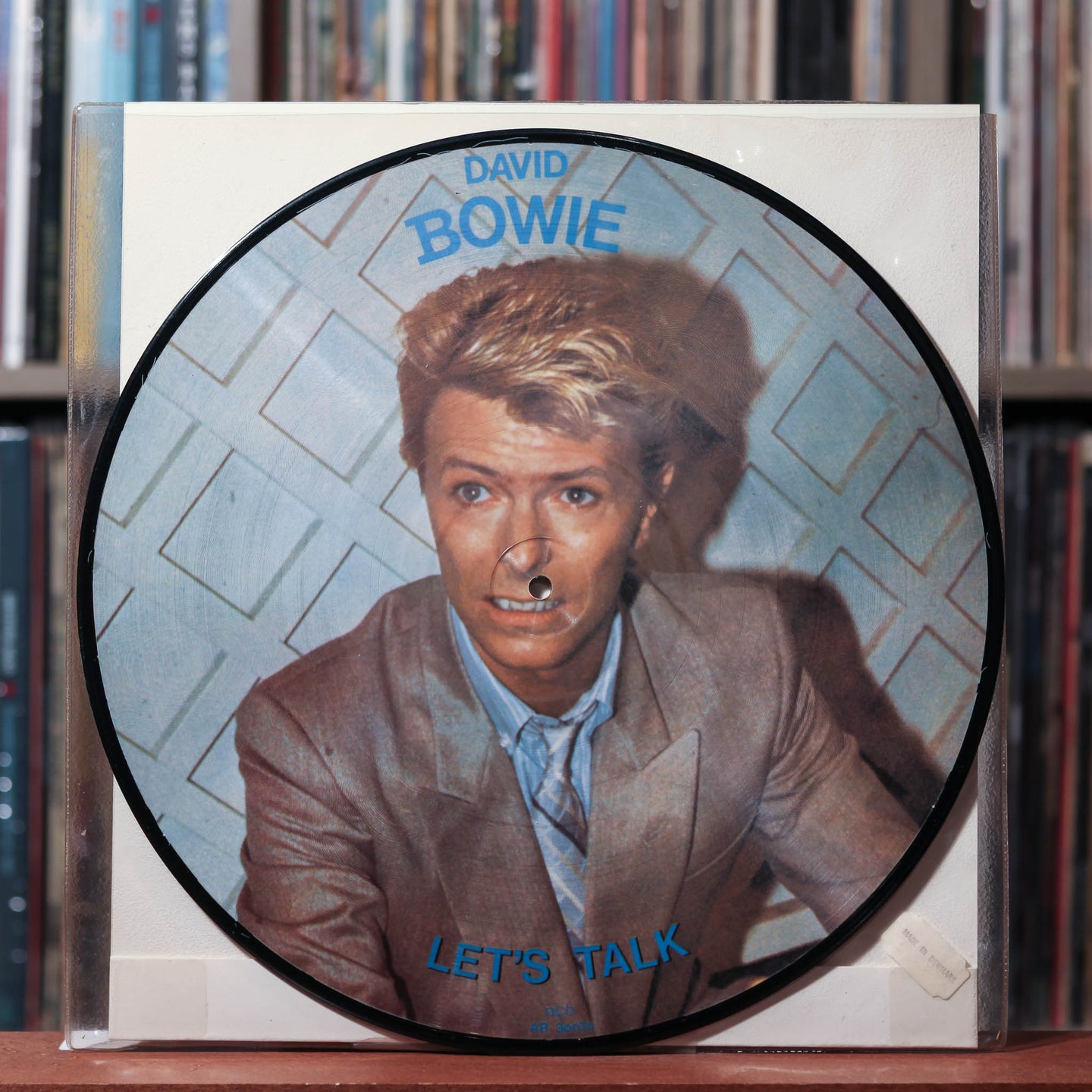 David Bowie - Let's Talk Rare Interview - DENMARK PICTURE DISC 1983 All Around Trading, VG+/VG+