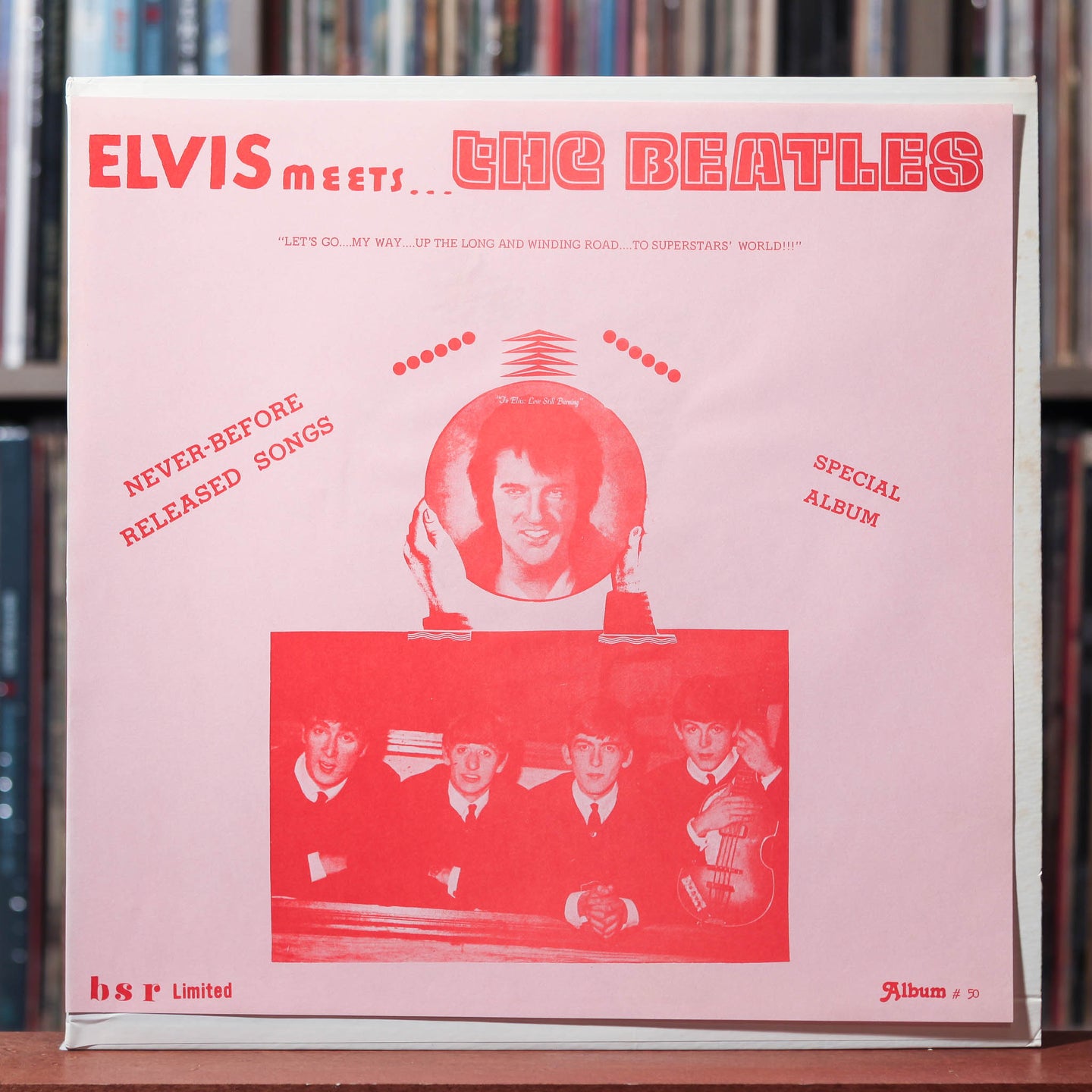 Elvis Presley - The Beatles - Elvis Meets... The Beatles - BSR Ltd. NM/NM