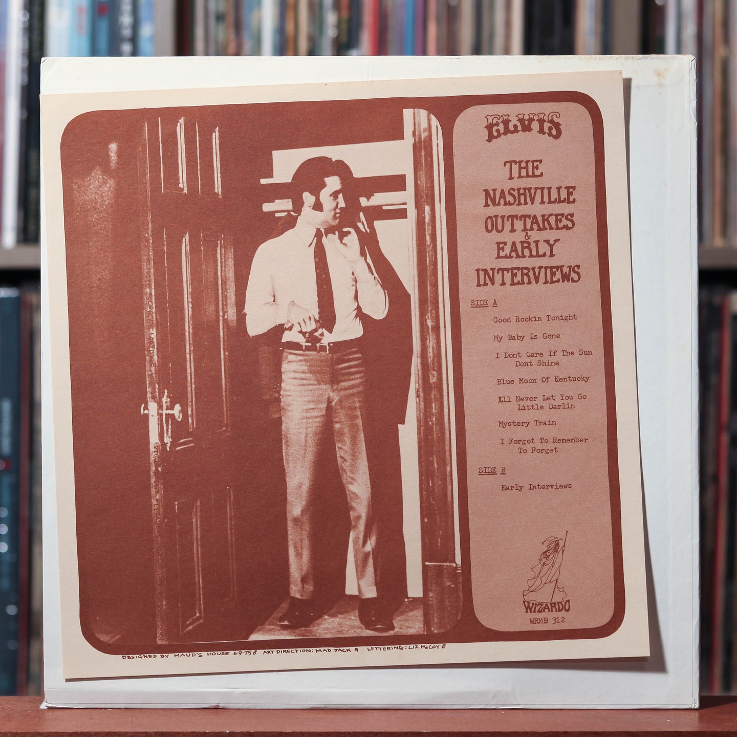 Elvis Presley - Nashville Outtakes & Early Interviews - 1975 Wizardo Records EX/EX