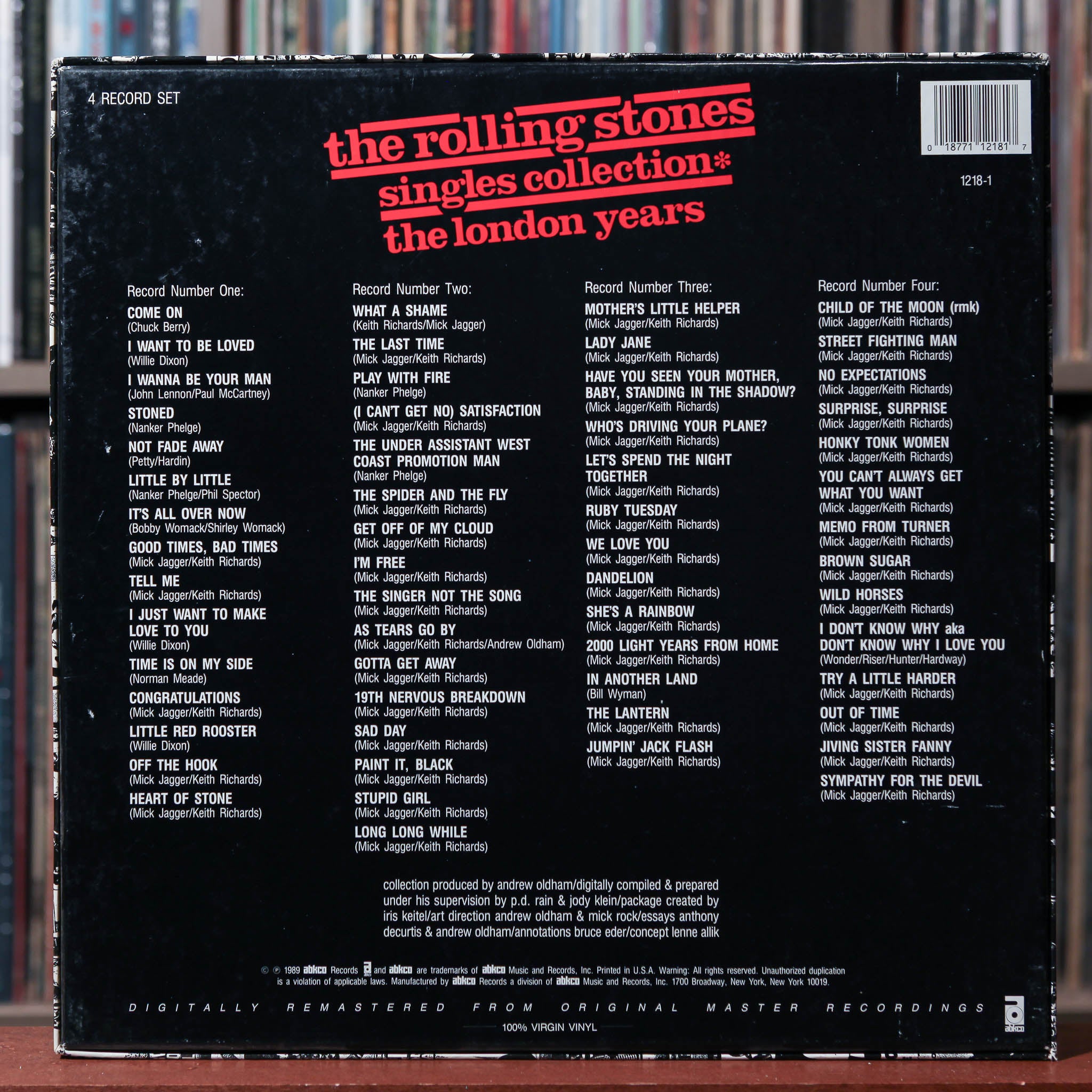 The Rolling Stones - Singles Collection - The London Years - 4LP BOX S