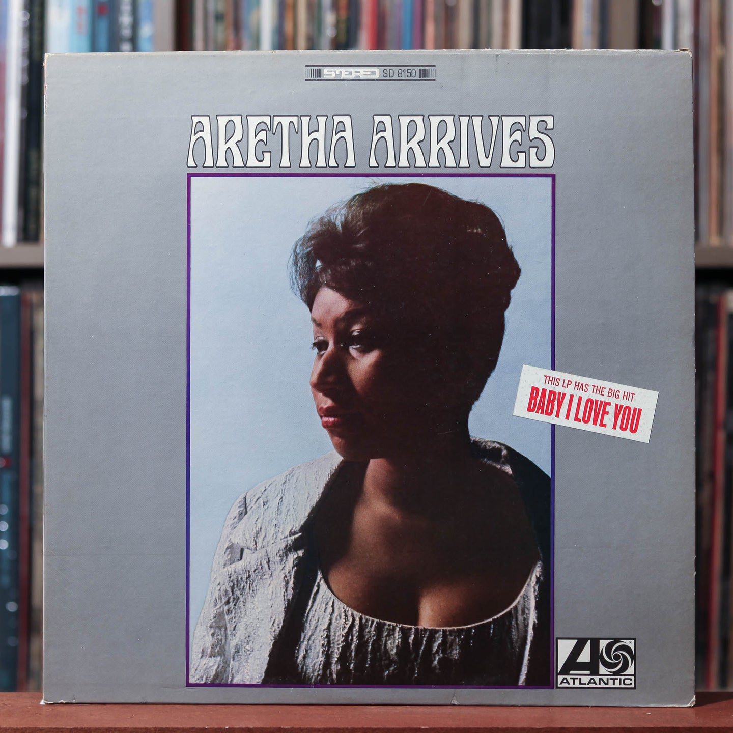Aretha Franklin - Aretha Arrives - 1967 Atlantic VG+/VG