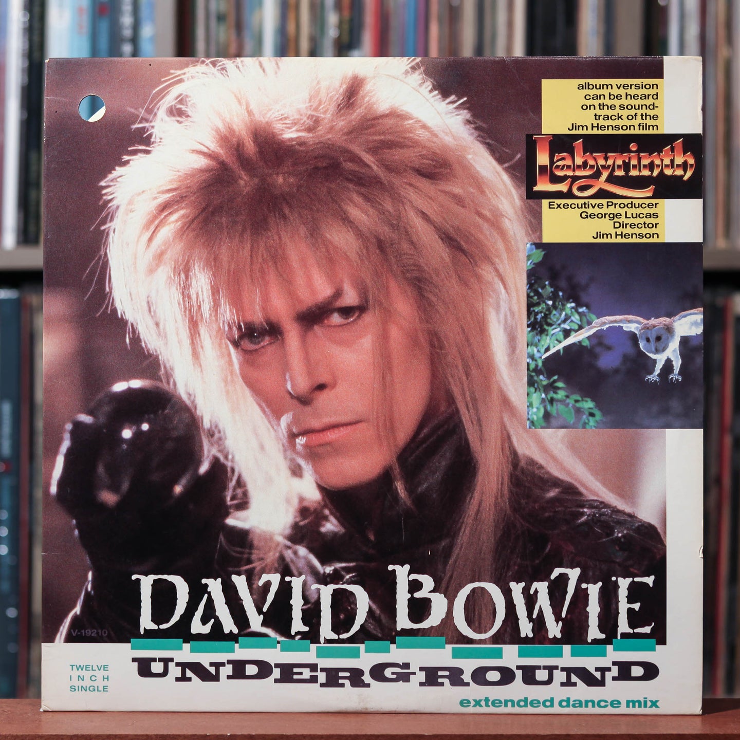 David Bowie - Underground (Extended Dance Mix) - 1986 EMI America, VG+/VG+
