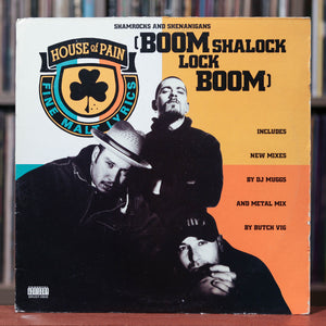 House Of Pain - Shamrocks And Shenanigans (Boom Shalock Lock Boom) - 12" Single - 1992 Tommy Boy, VG/VG
