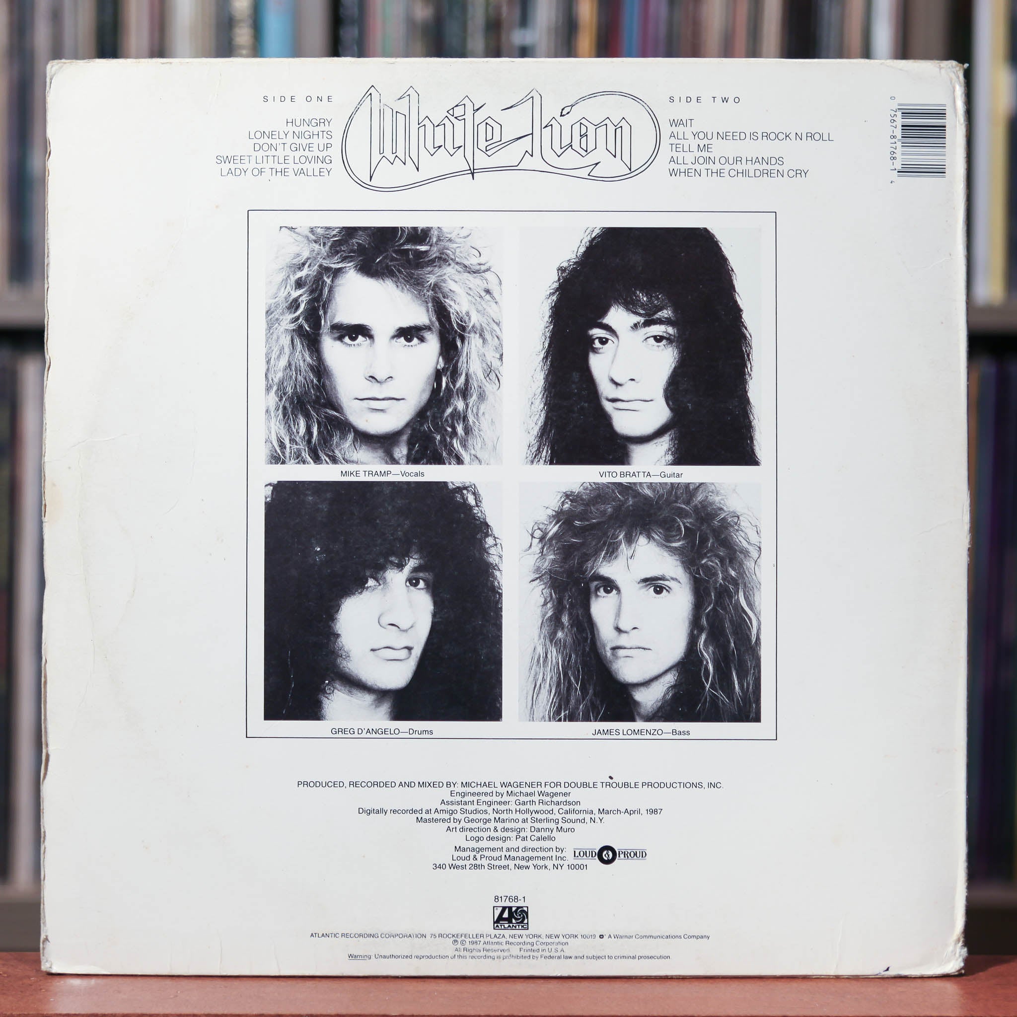 White Lion - Pride - 1987 Atlantic