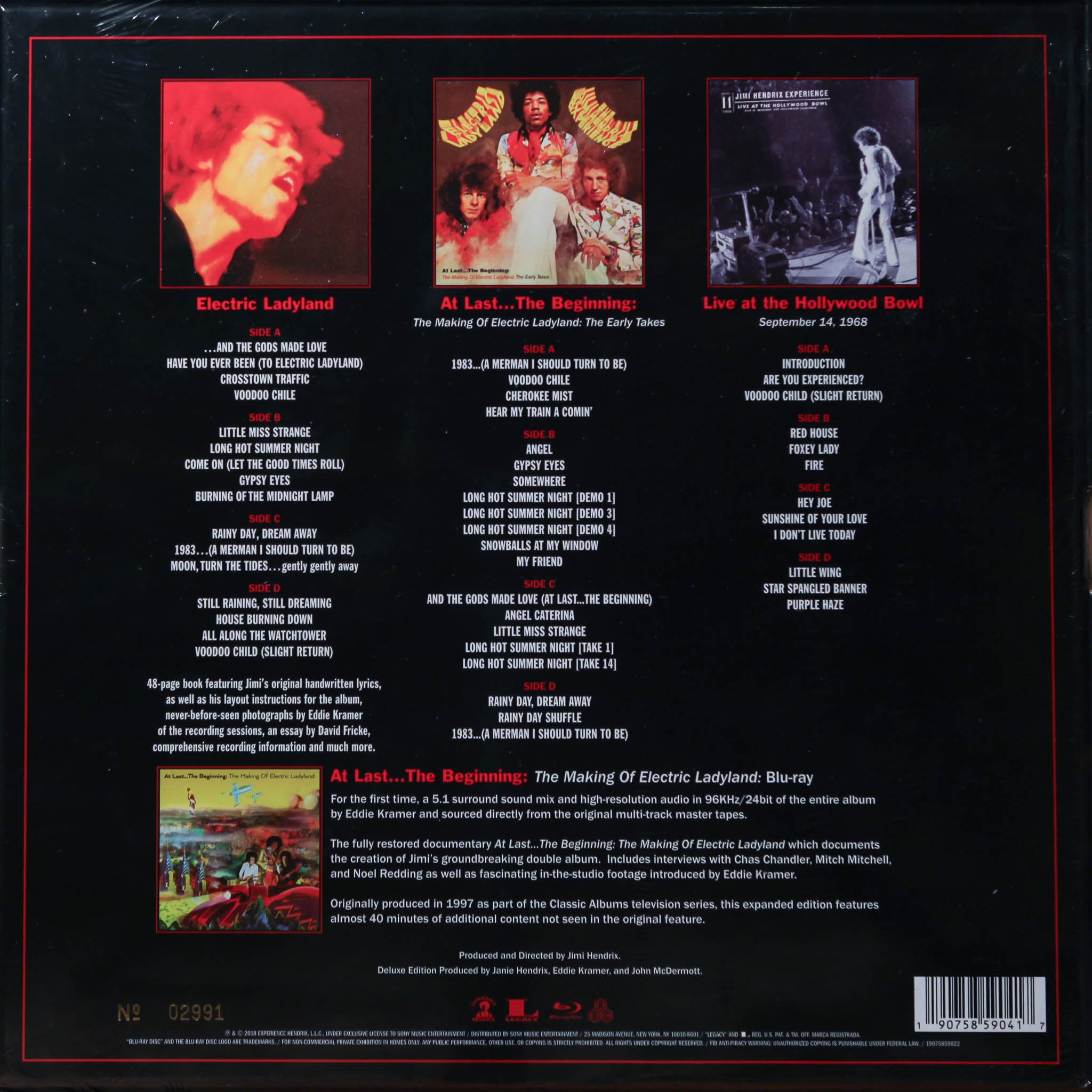The Jimi Hendrix Experience - Electric Ladyland - 6LP W/ BLUE RAY DLX