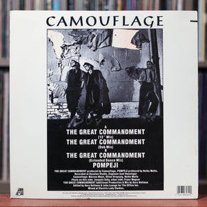 Camouflage - The Great Commandment (Remixed Version) 12" Single - 2LP - 1988 Atlantic, VG/VG