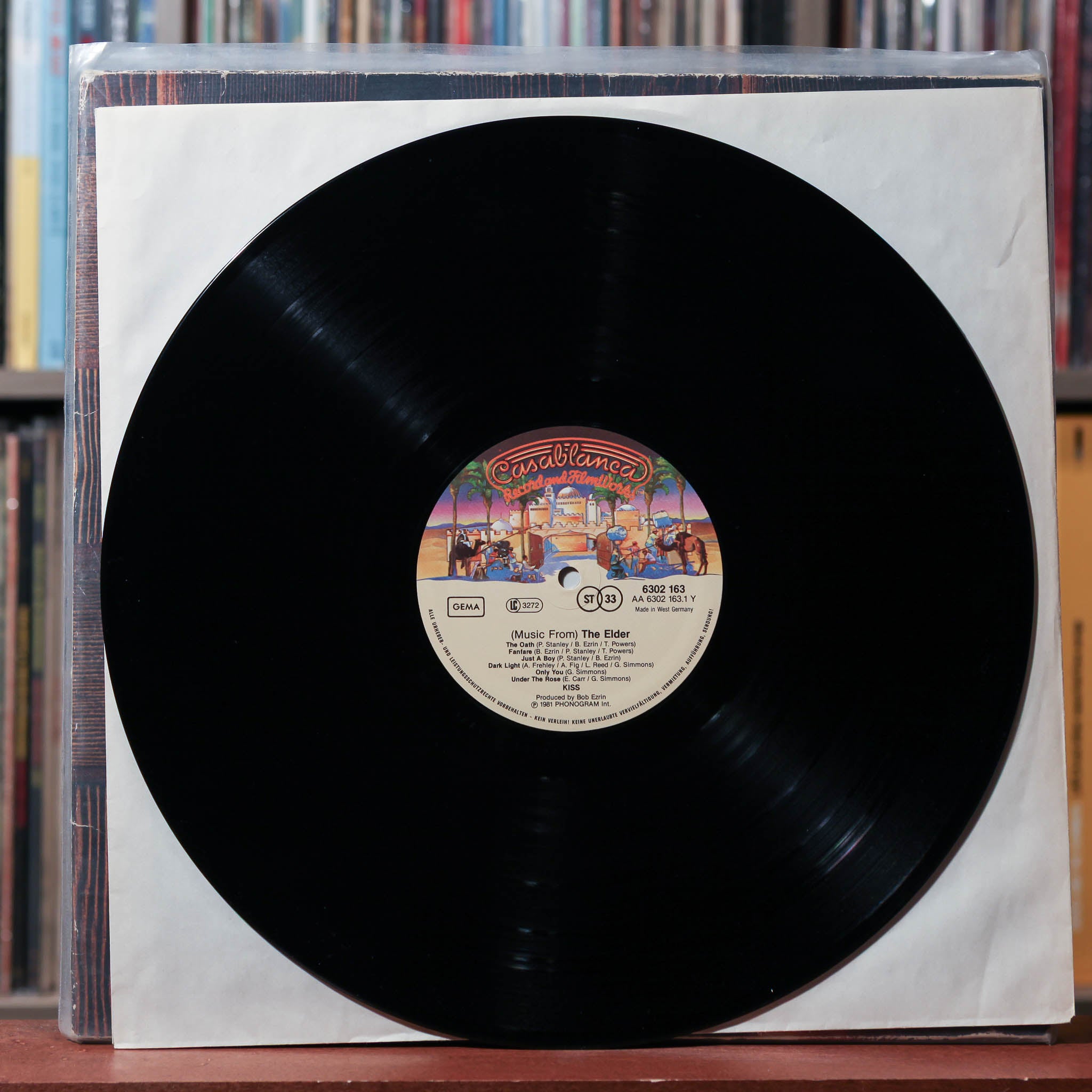 Kiss - (Music From) The Elder - GERMANY SIGNED PAUL & ACE 1981 Casabla