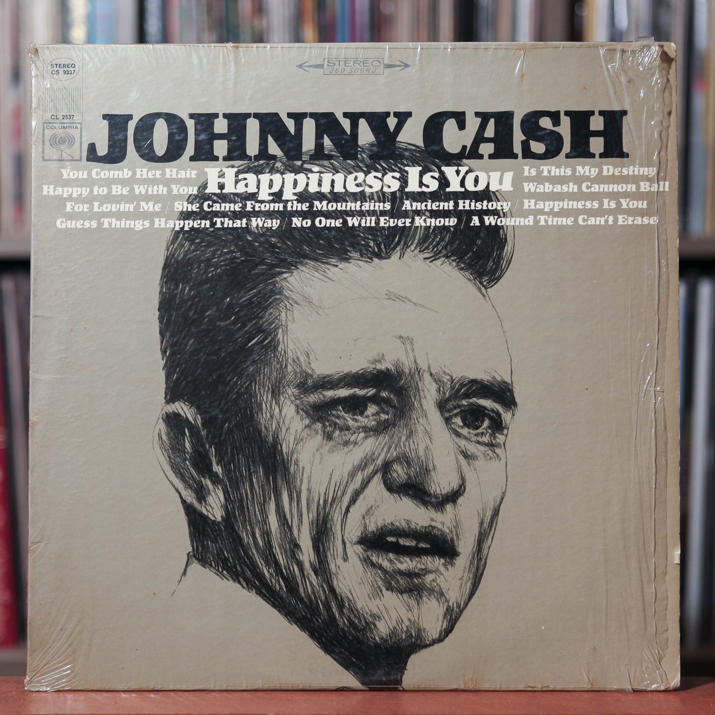 Johnny Cash - Happiness Is You - 1966 Columbia, VG+/VG w/Shrink