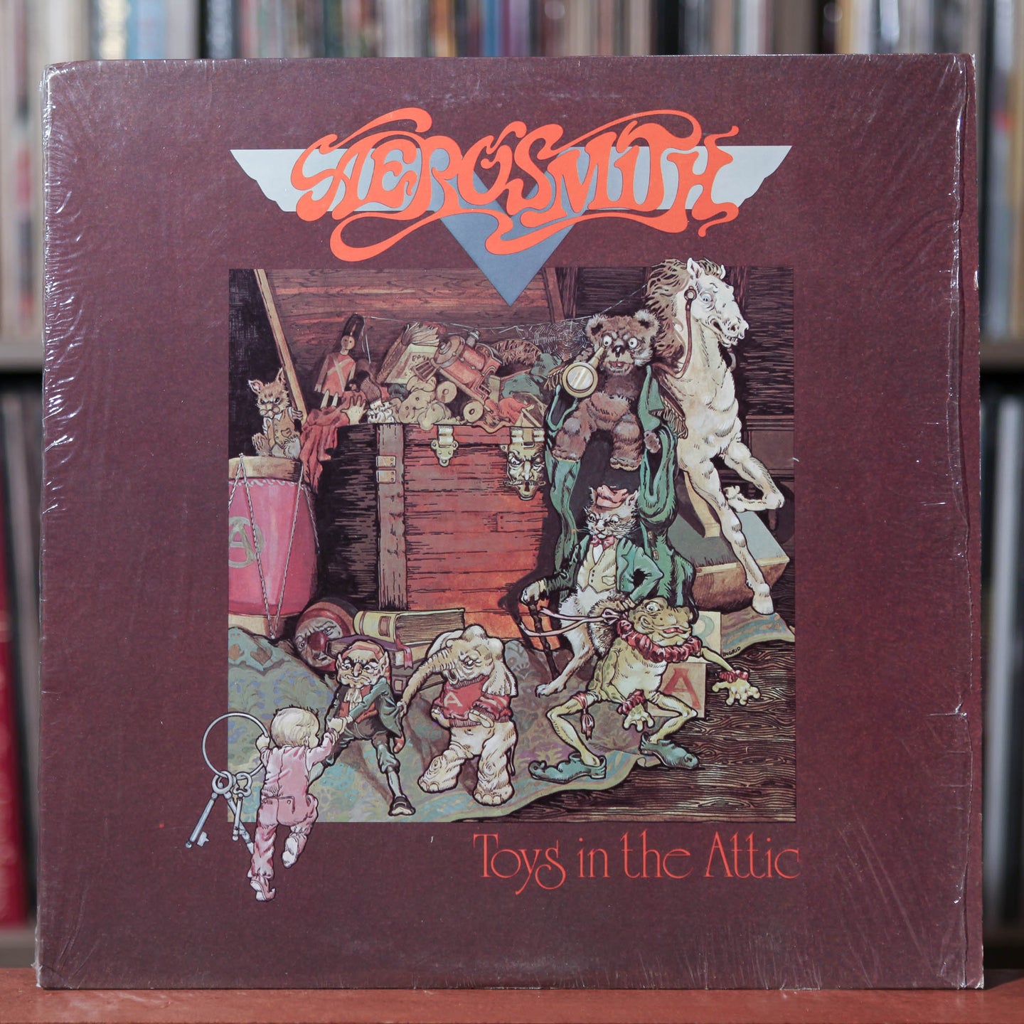 Aerosmith - Toys In The Attic - 1975 CBS, VG+/VG+ w/Shrink
