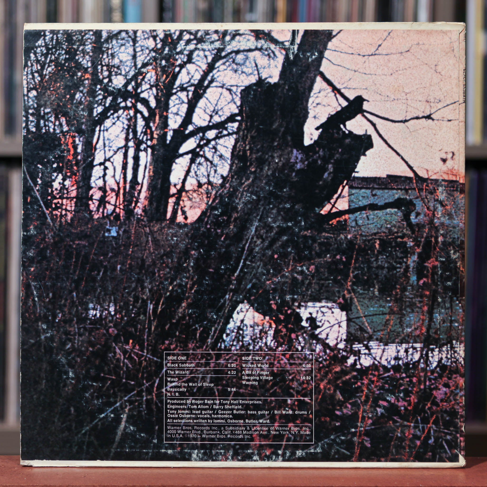 Black Sabbath - Self Titled - 1970 Warner Bros, VG+/VG