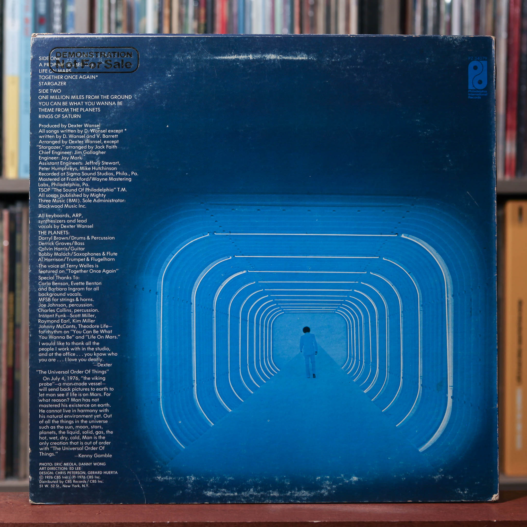 Dexter Wansel - Life On Mars - WHITE LABEL PROMO 1976 Philadelphia Int