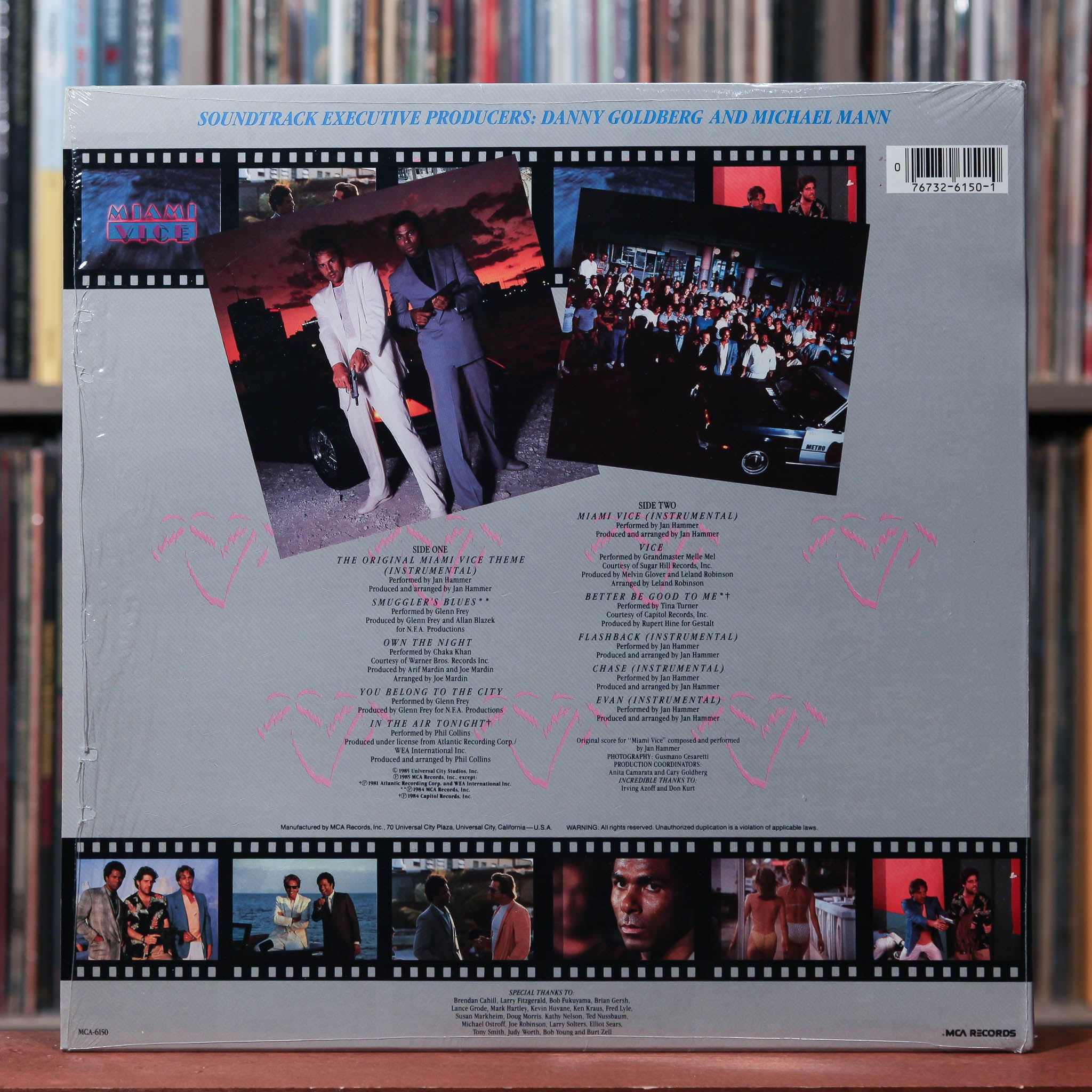 Miami Vice - TV Show Soundtrack - IN SHRINK W/ HYPE 1985 MCA Records,