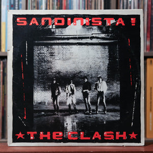 The Clash - Sandinista! - 3LP UK W/ INSERT 1980 CBS, VG/EX