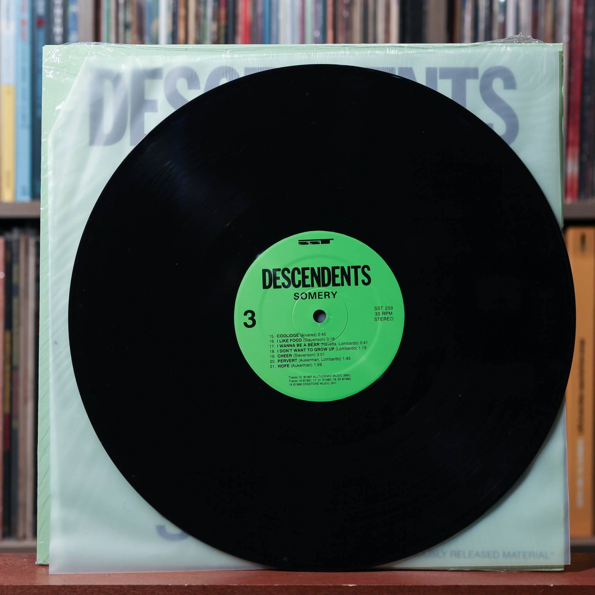 米2discs LP Descendents Somery SST259 SST /00520 Descendents - Somery - 2LP IN SHRINK 2020's SST Records, VG+/EX