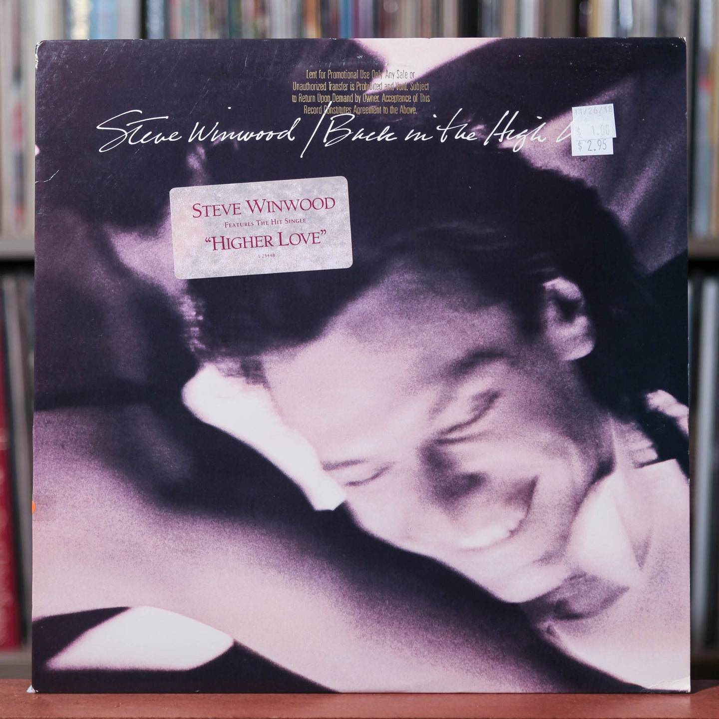 Steve Winwood - Back In The High Life - Rare PROMO - 1986 Island, EX/VG+
