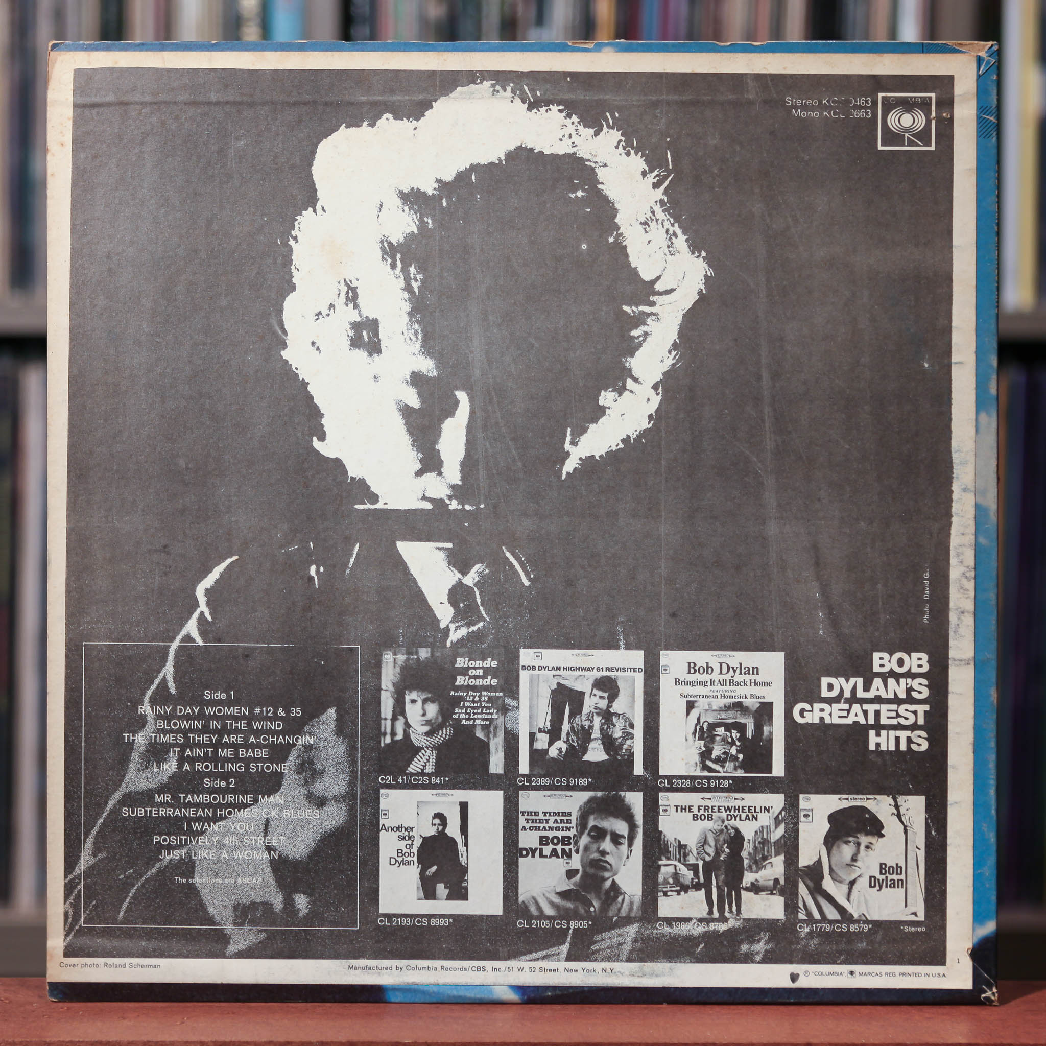 Bob Dylan - Greatest Hits - 1978 Columbia, VG/EX