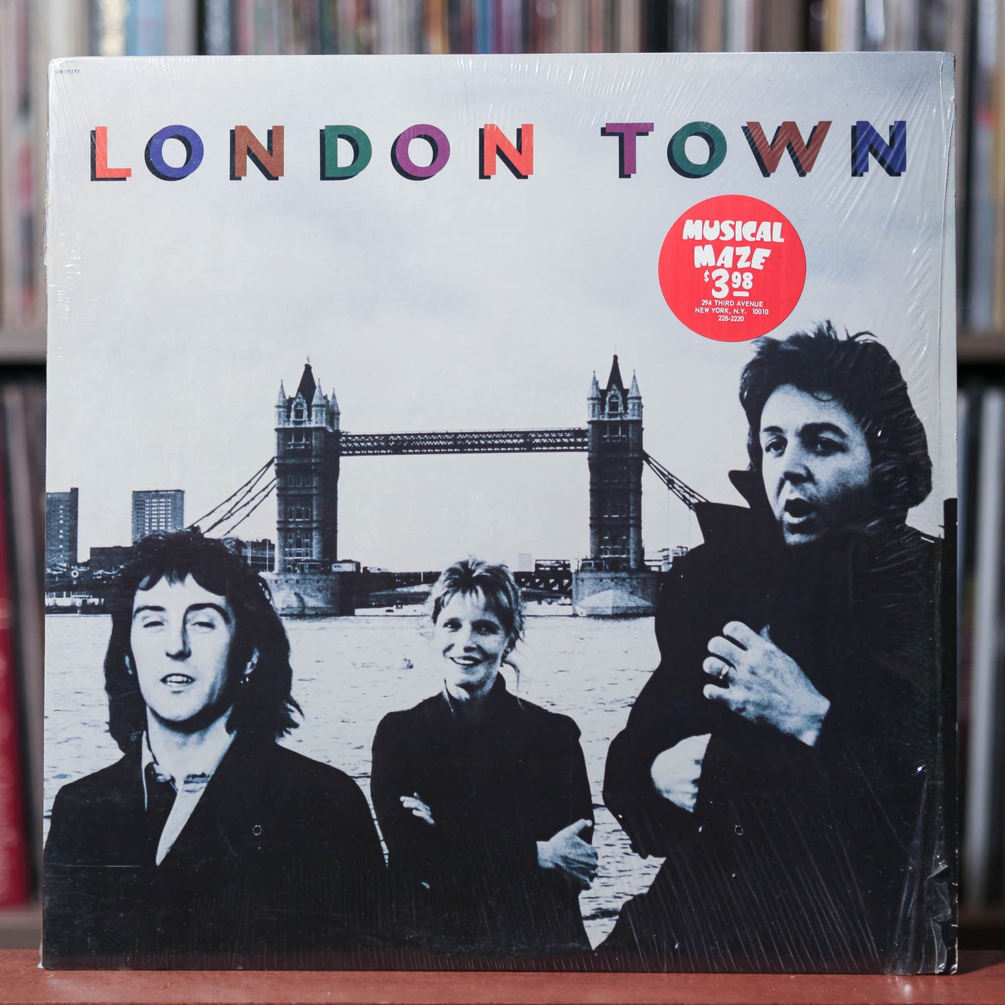 Wings - London Town - 1978 Capitol, EX/EX w/Shrink