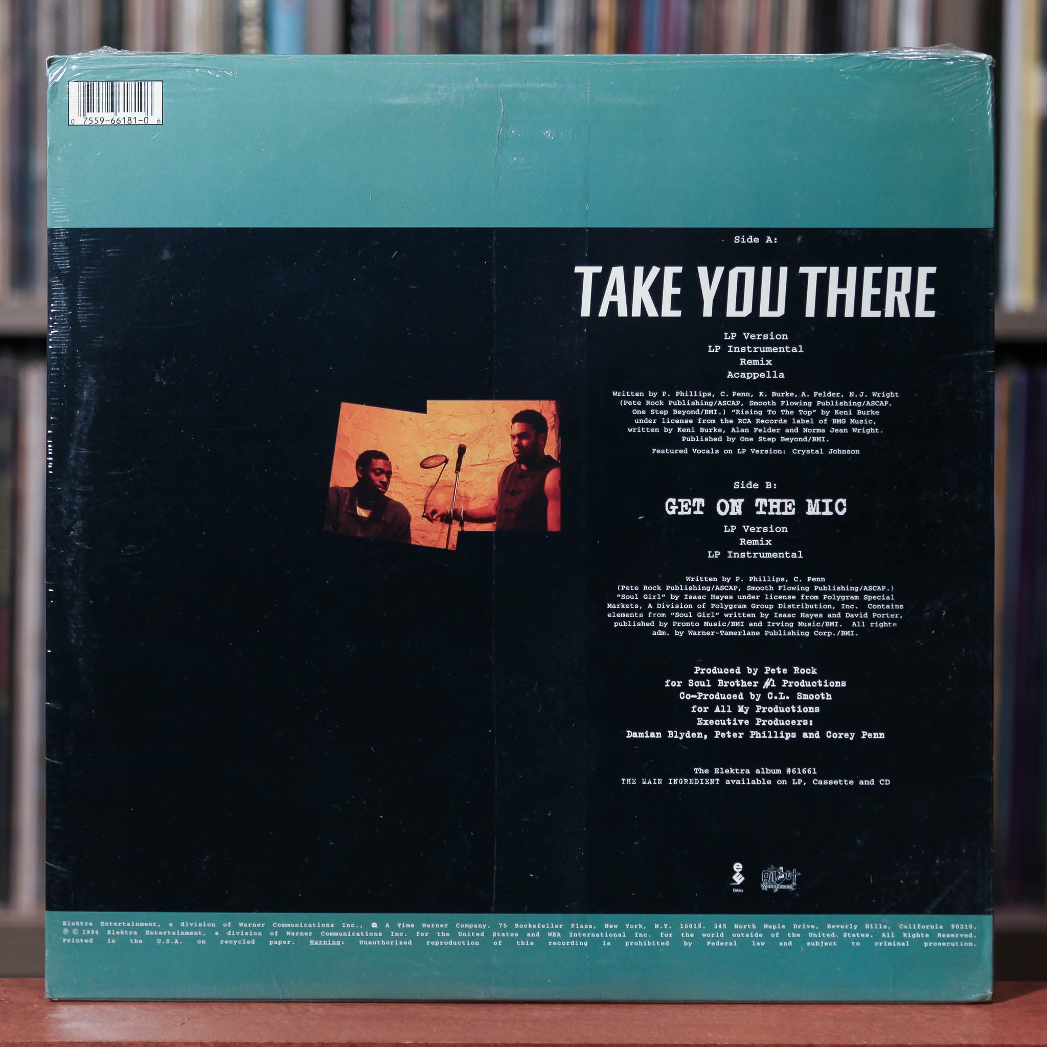 Pete Rock & C.L. Smooth - Take You There - 1994 Elektra, SEALED
