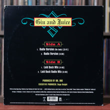 Load image into Gallery viewer, Snoop Doggy Dogg - Gin And Juice - 12&quot; Single - 1994 Death Row, VG/VG
