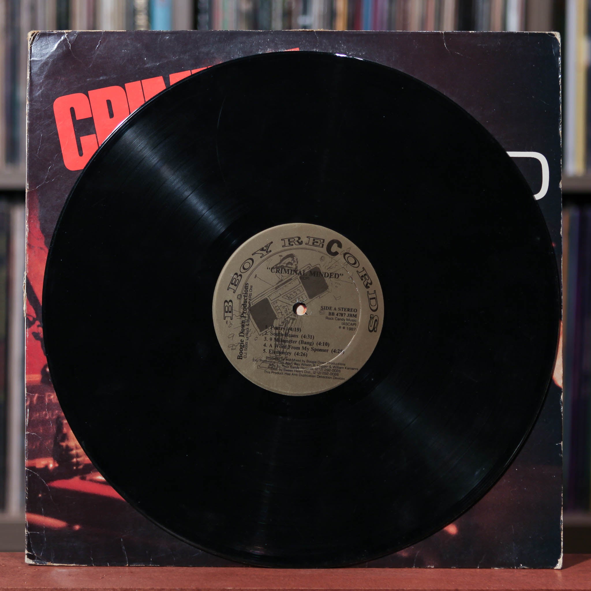 米2LP Boogie Down Productions Criminal Minded PONE9025LP B-Boy Records /00660 Boogie Down Productions – Criminal Minded - Original Vocal