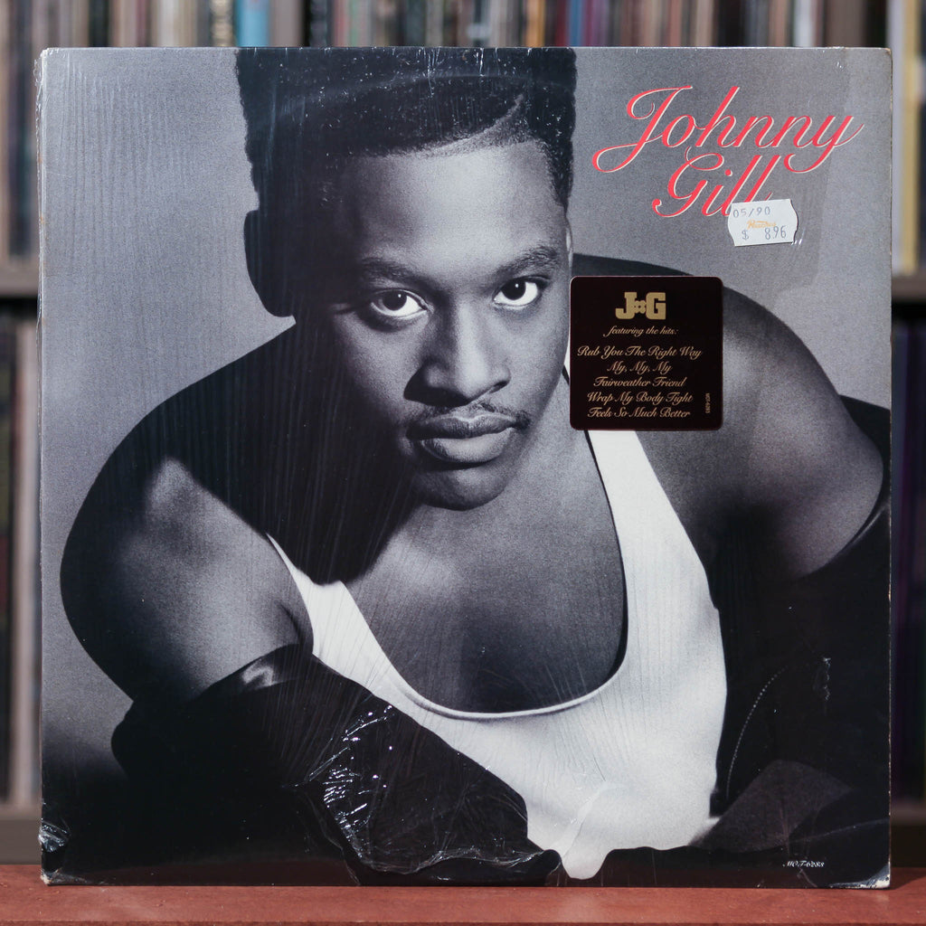 定番の中古商品 Johnny Gill - Self-Titled - 1990 Motown, VG+/VG+ w/Shrink & Hype 洋楽