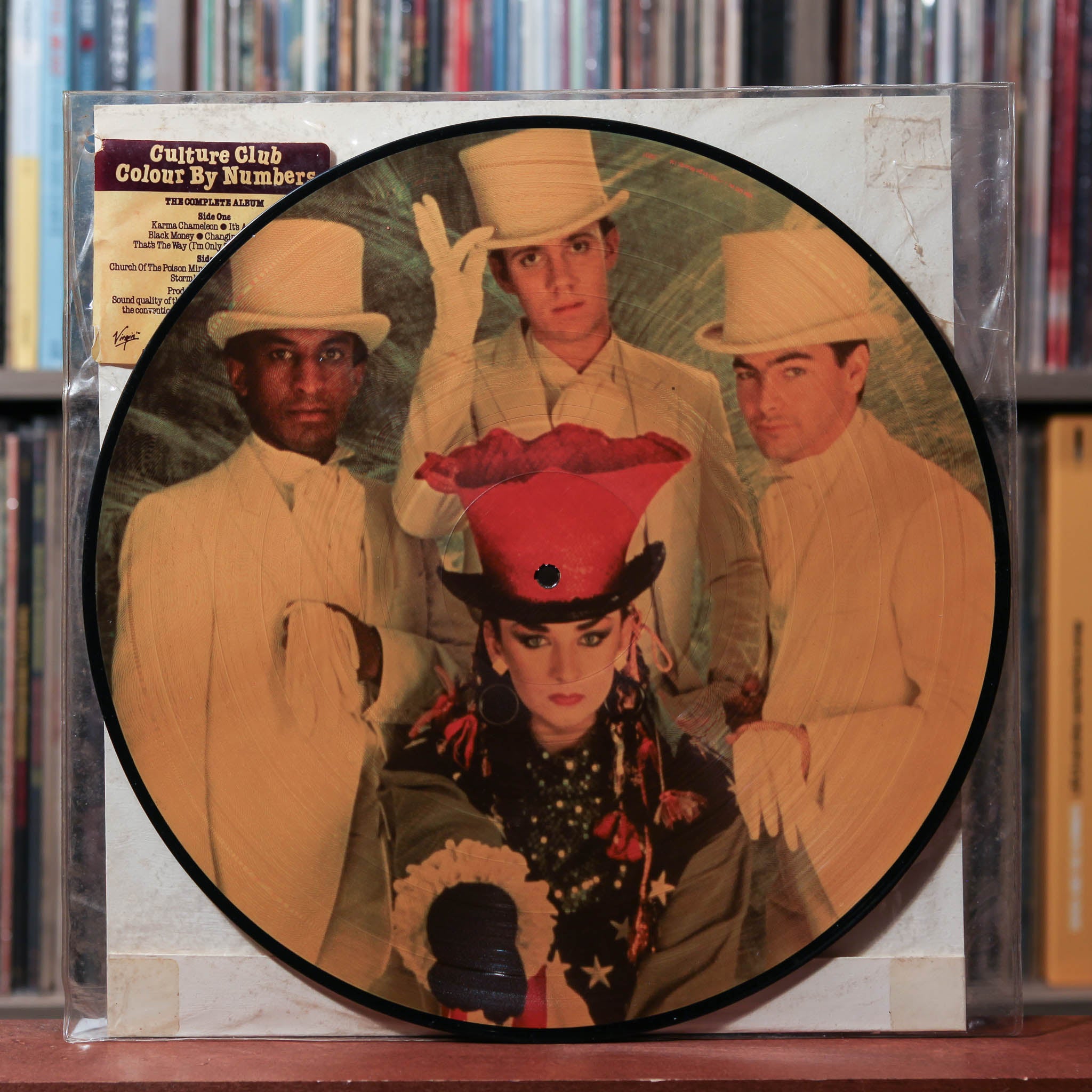 Culture Club - Colour By Numbers - PICTURE DISC 1984 Epic, VG+/VG+