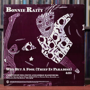 Bonnie Raitt - Who But A Fool? (Thief In Paradise) - RARE PROMO - 1986 Warner , VG+/EX