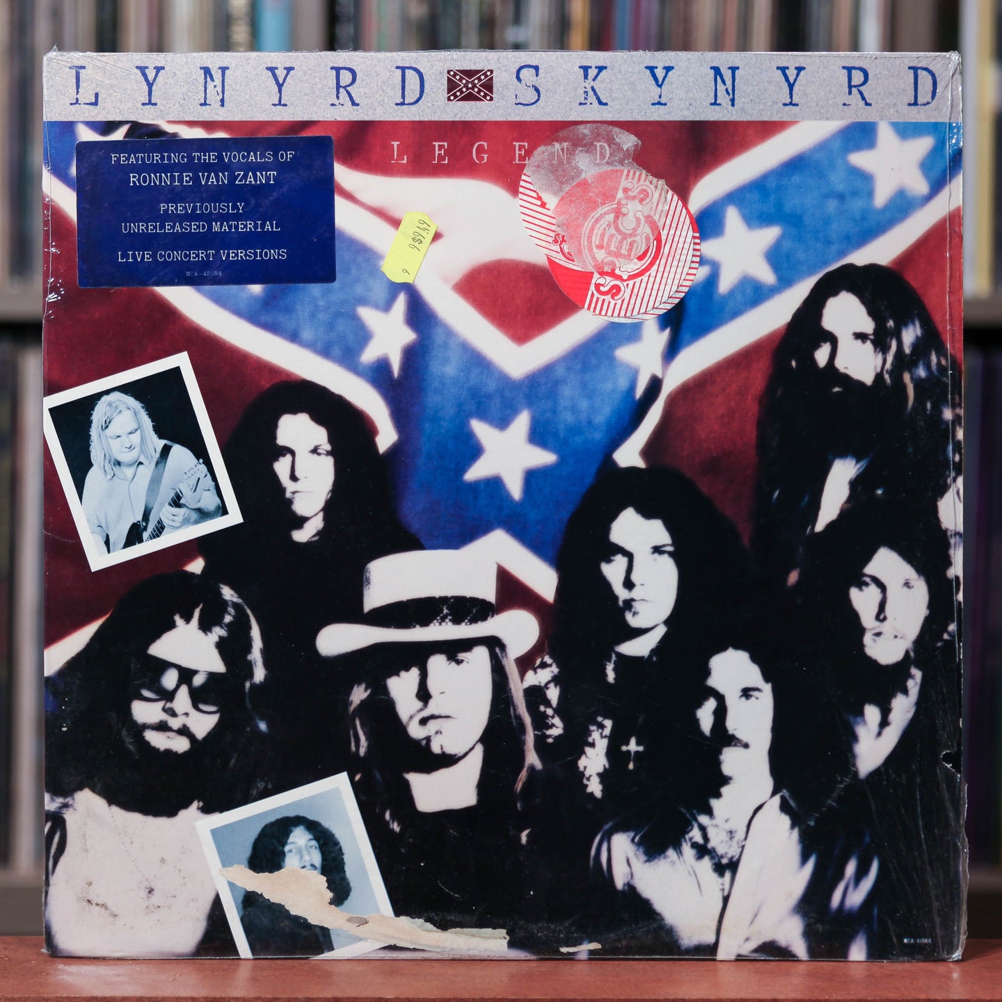Lynyrd Skynyrd - Legend - 1987 MCA, VG+/VG w/Shrink & Hype