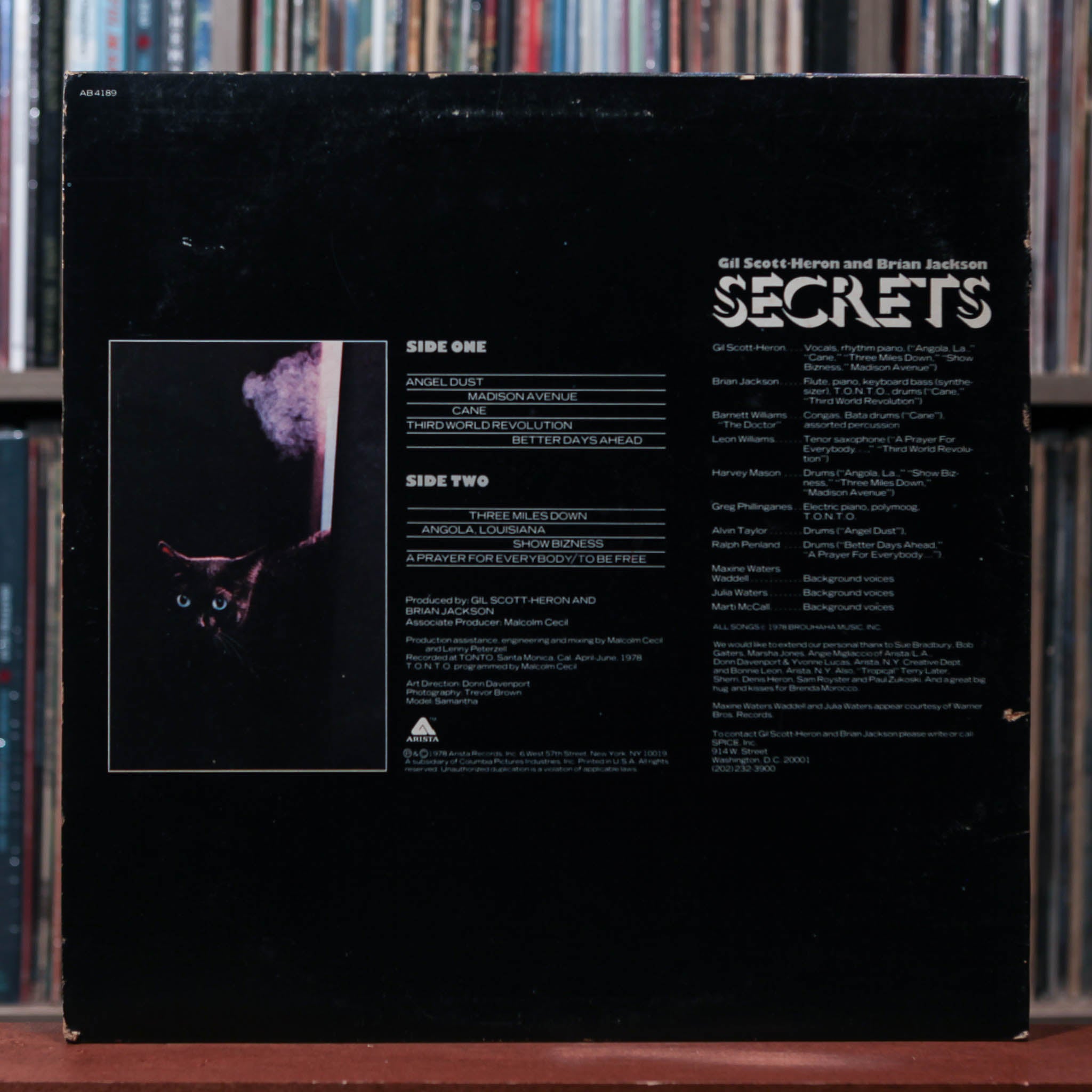 Gil Scott-Heron & Brian Jackson - Secrets - 1978 Arista, VG/VG