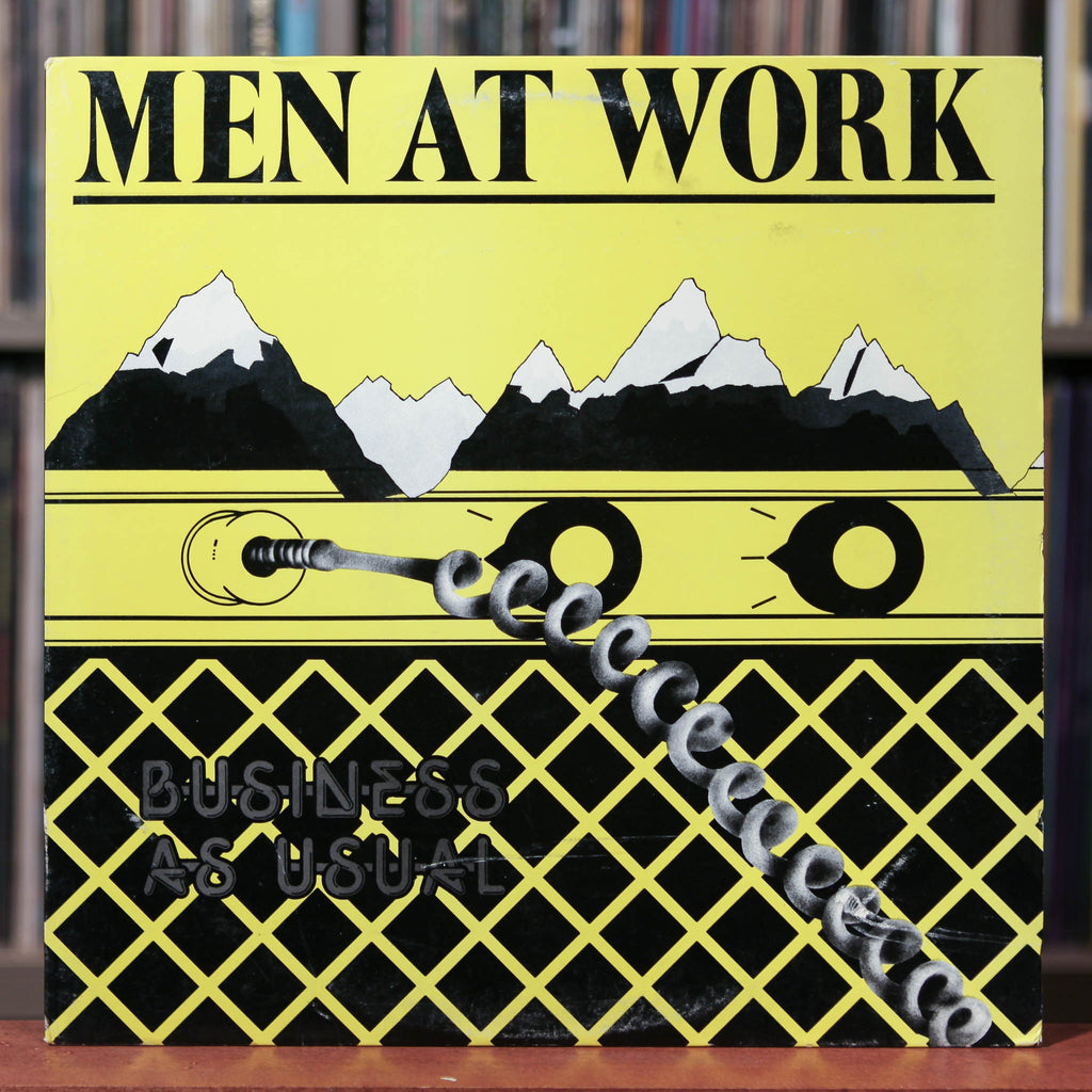 洋楽 MEN AT WORK BUSINESS AS USUAL / e181y171 vintage-vinyl-records-