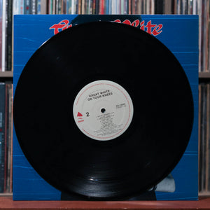 Great White - On Your Knees (The First LP) - SIGNED BACK BY 5 - 1987 E