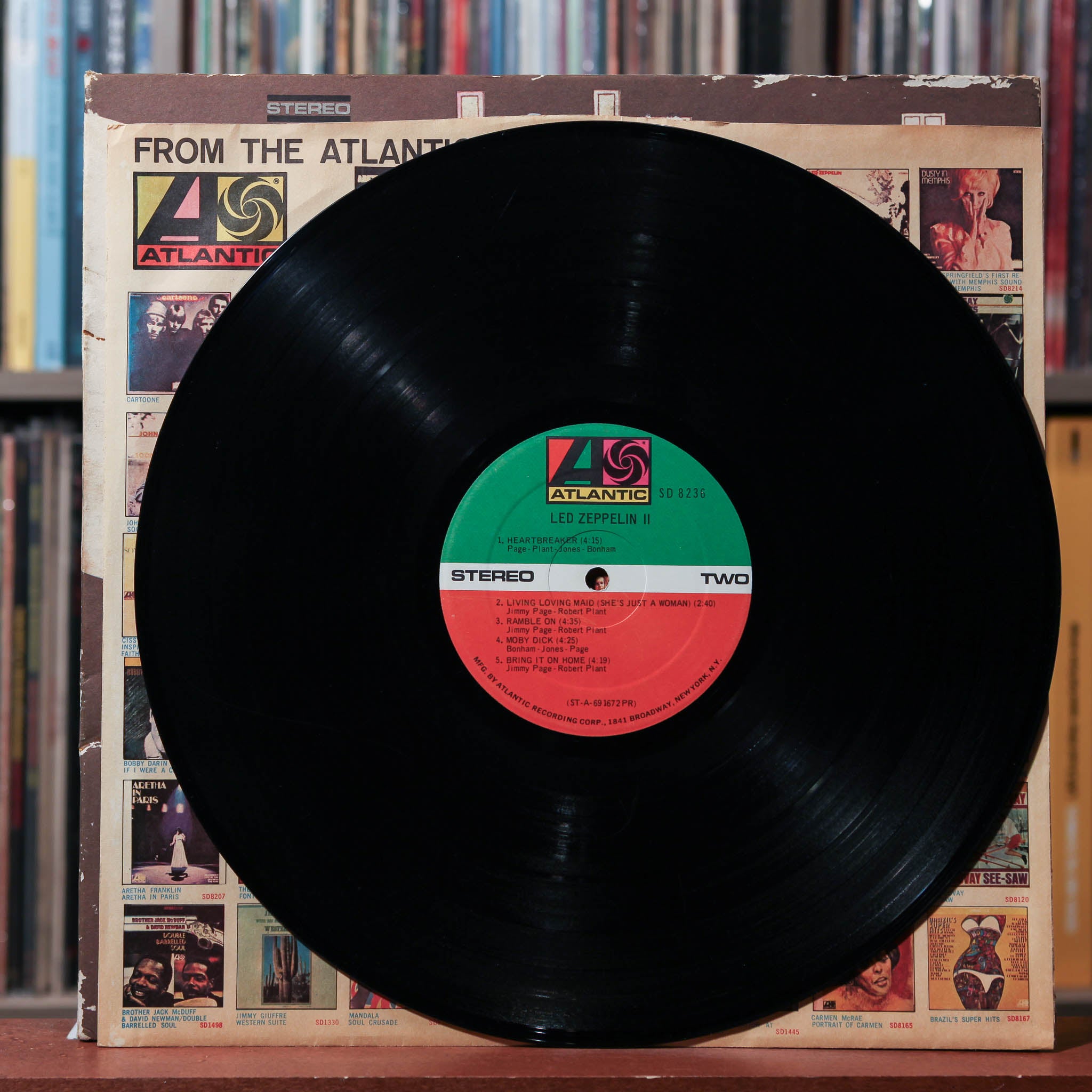 Led Zeppelin II - RARE Robert Ludwig Hot Mix - 1969 Atlantic RL/RL
