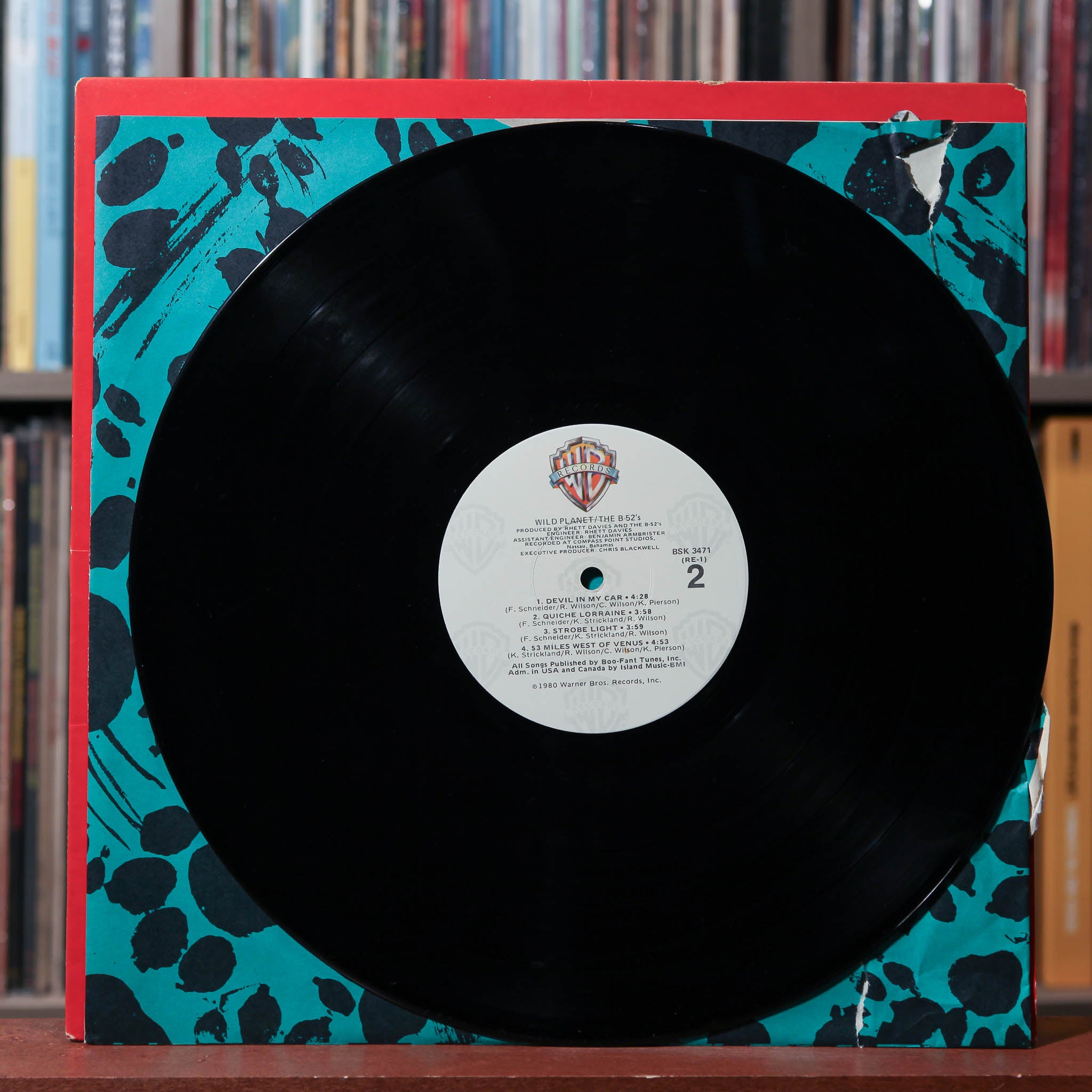 The B-52's - Wild Planet - 1980 Warner Bros. Records, VG/VG