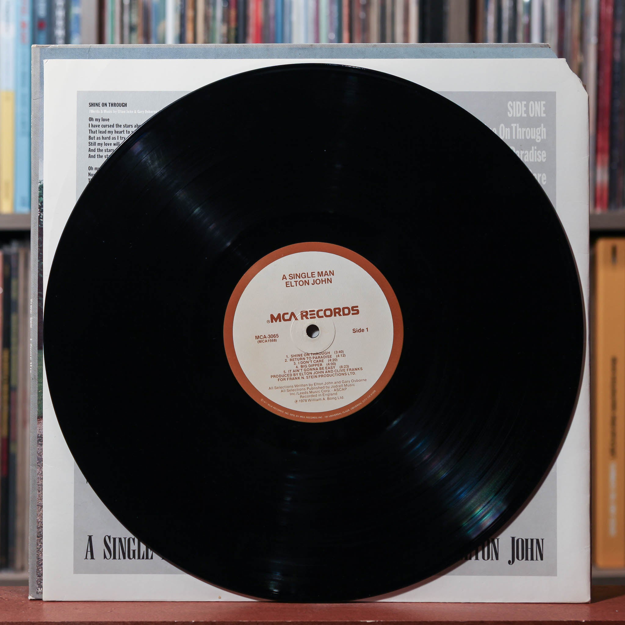 Elton John - A Single Man - 1978 MCA Records, VG/VG