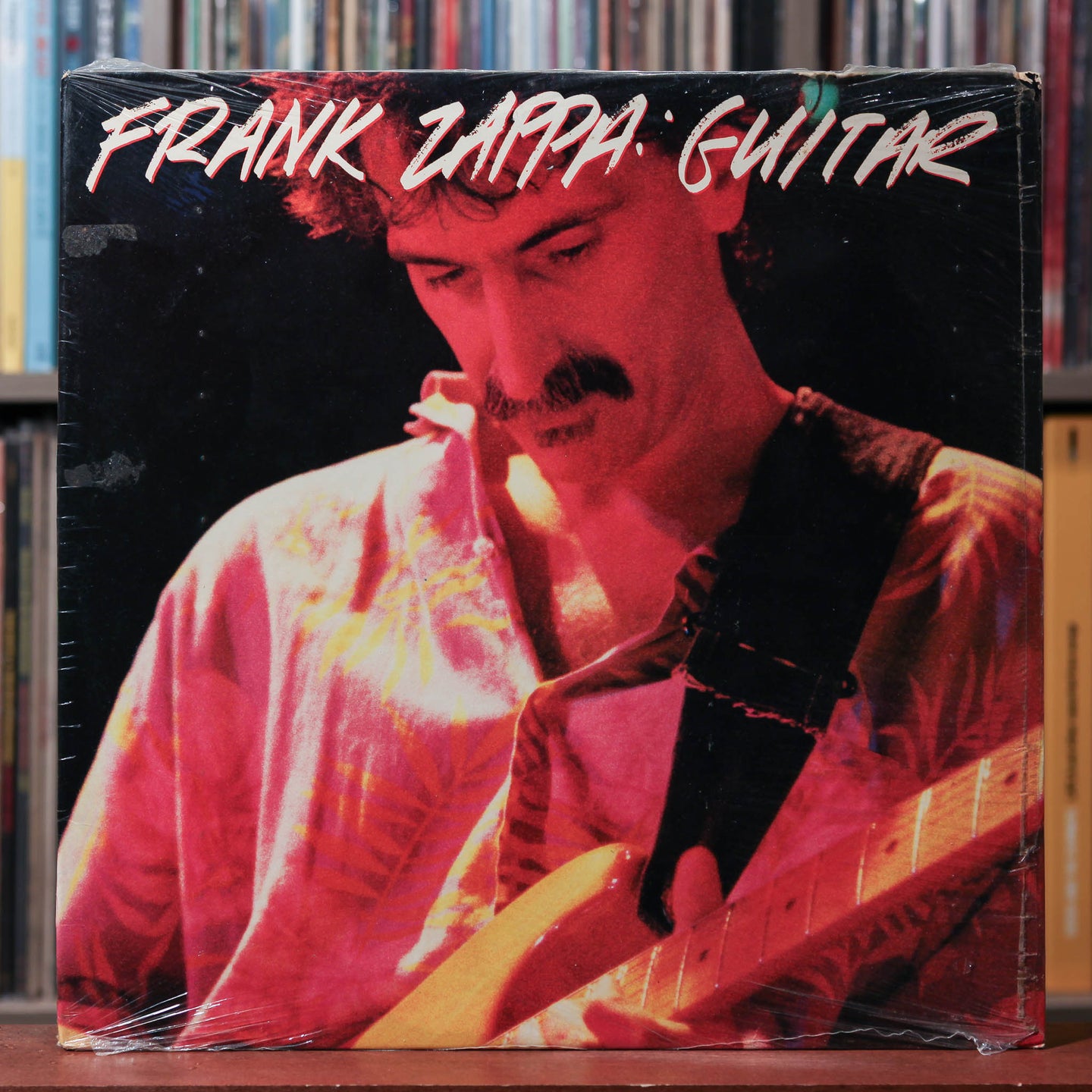 Frank Zappa - Guitar - 2LP IN SHRINK 1988 Barking Pumpkin Records, VG/VG+