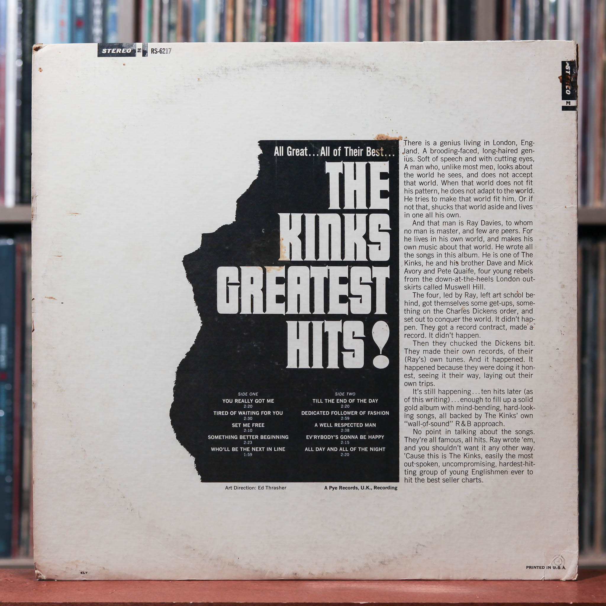 The Kinks - The Kinks Greatest Hits! - 1966 Reprise Records