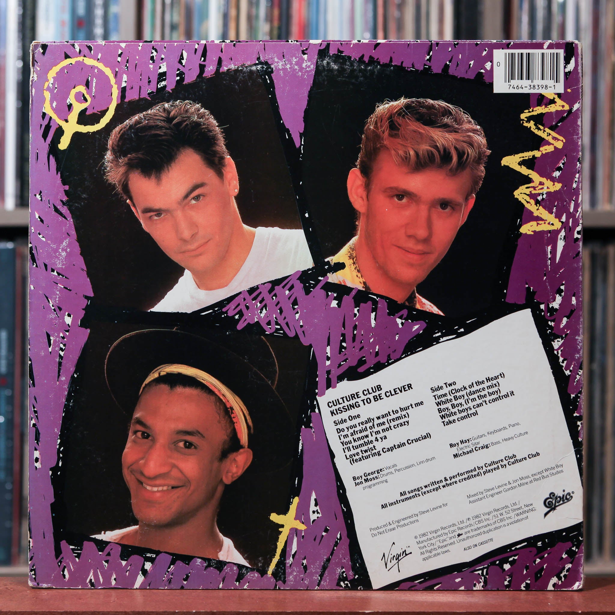 Culture Club Kissing to be Clever ピアノ譜集 Culture Club - Kissing To Be Clever - 1982 Epic, VG/VG