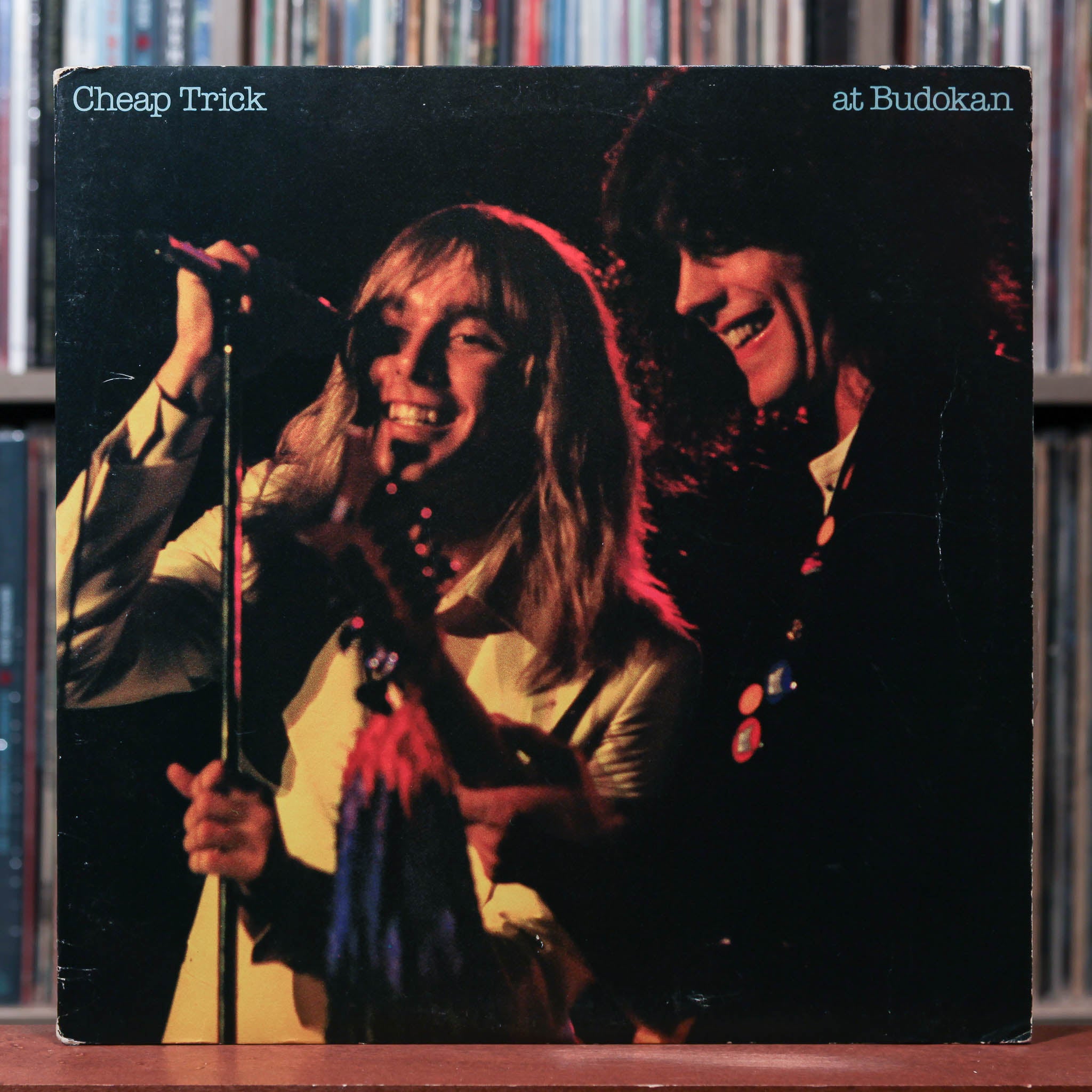 Cheap Trick - At The Budokan - UK KAMIKAZE YELLOW W/ BOOKLET 1979 Epic