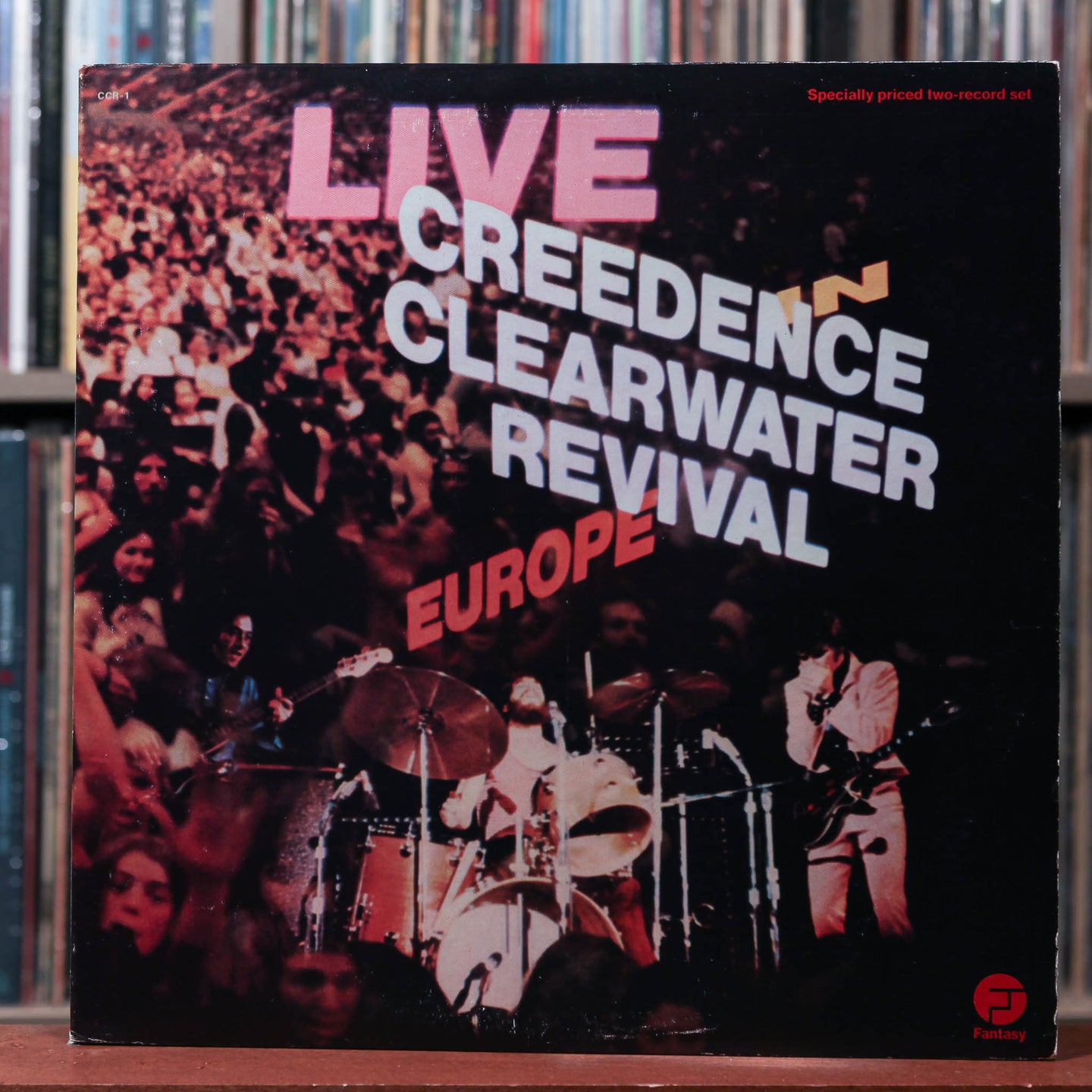Creedence Clearwater Revival - Live In Europe - 2LP 1973 Fantasy, VG+/