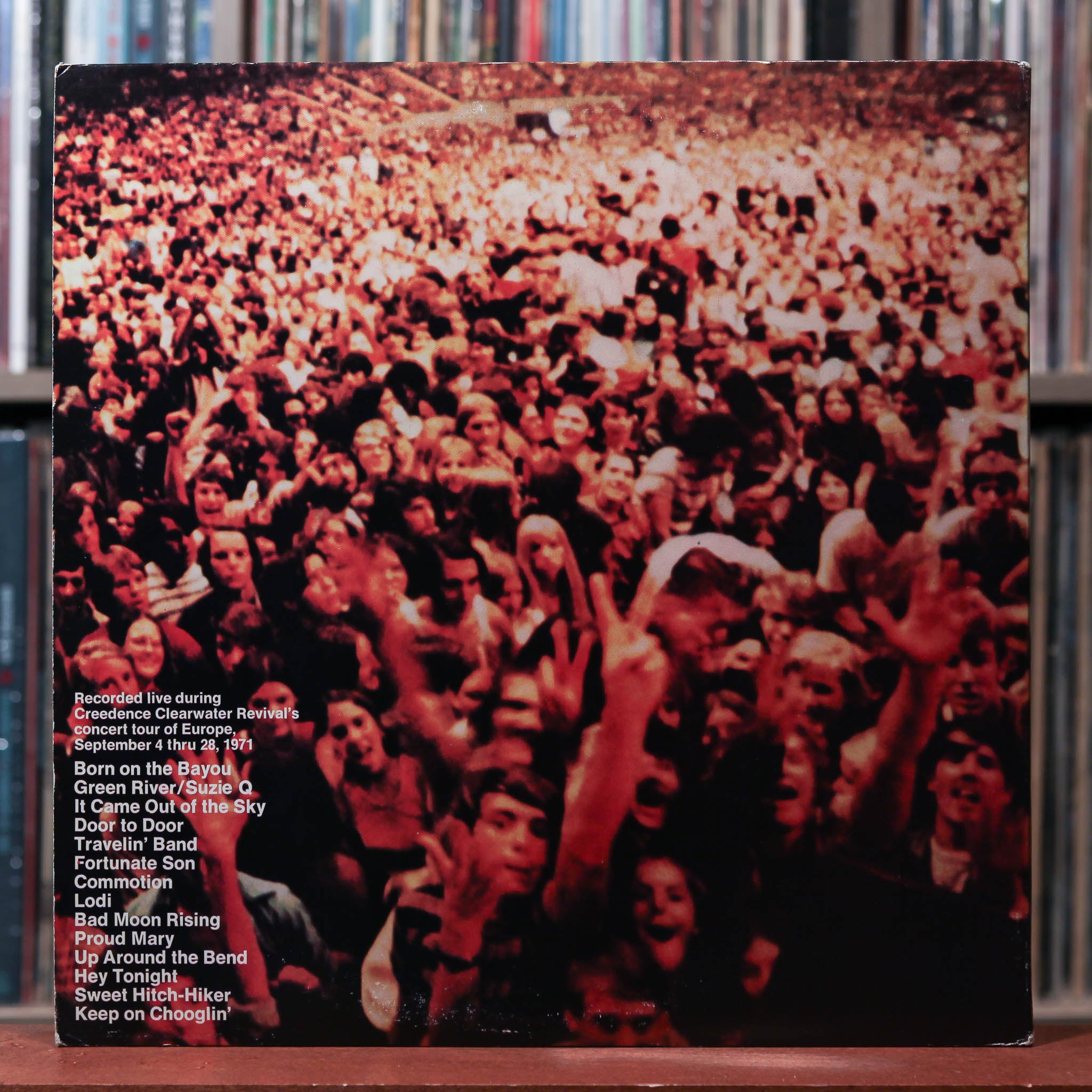 Creedence Clearwater Revival - Live In Europe - 2LP 1973 Fantasy, VG+/