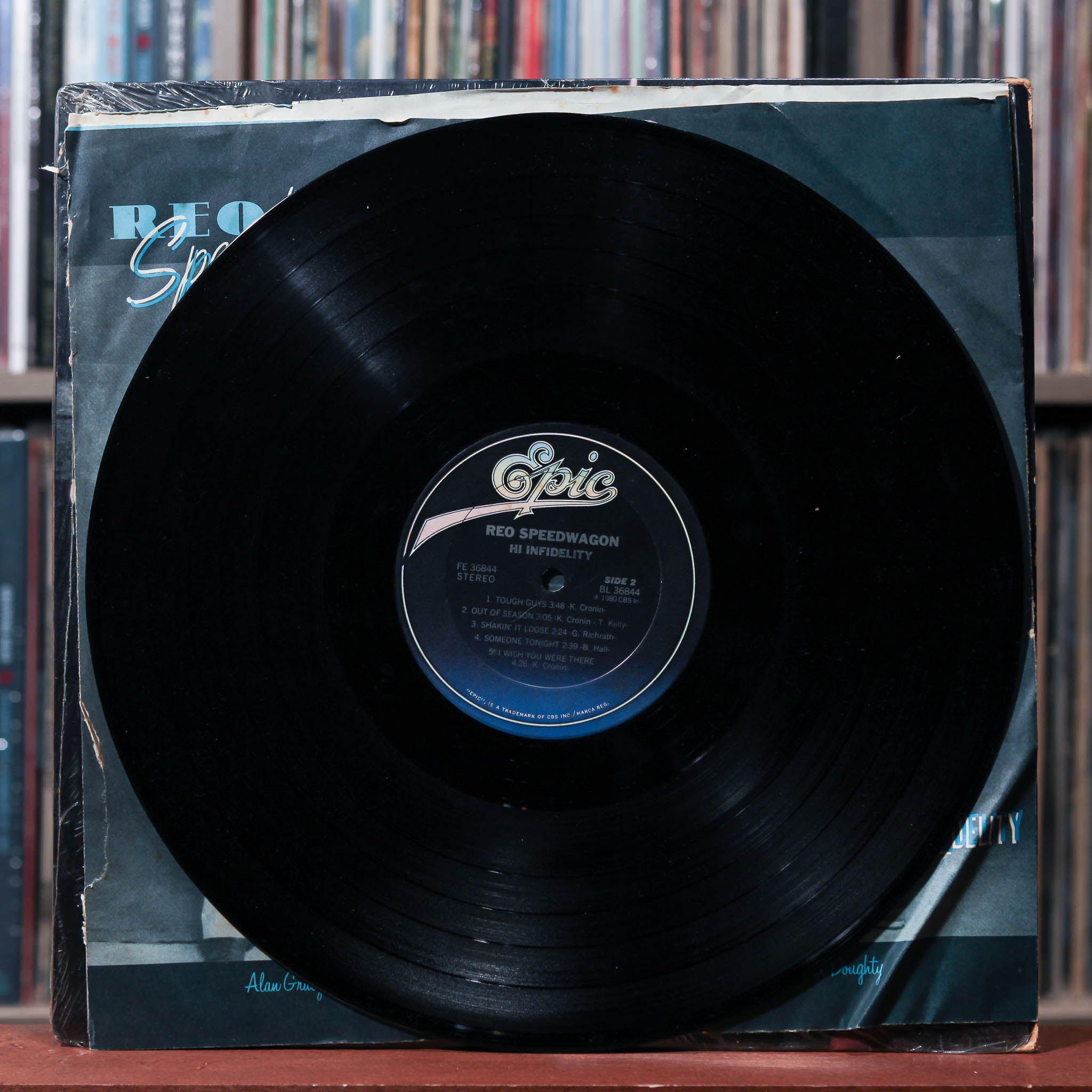 Reoです REO Speedwagon - Hi Infidelity - IN SHRINK 1980 Epic, VG/VG+