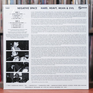 Negative Space - Hard, Heavy, Mean & Evil - 2021 Sundazed Music, EX/VG++